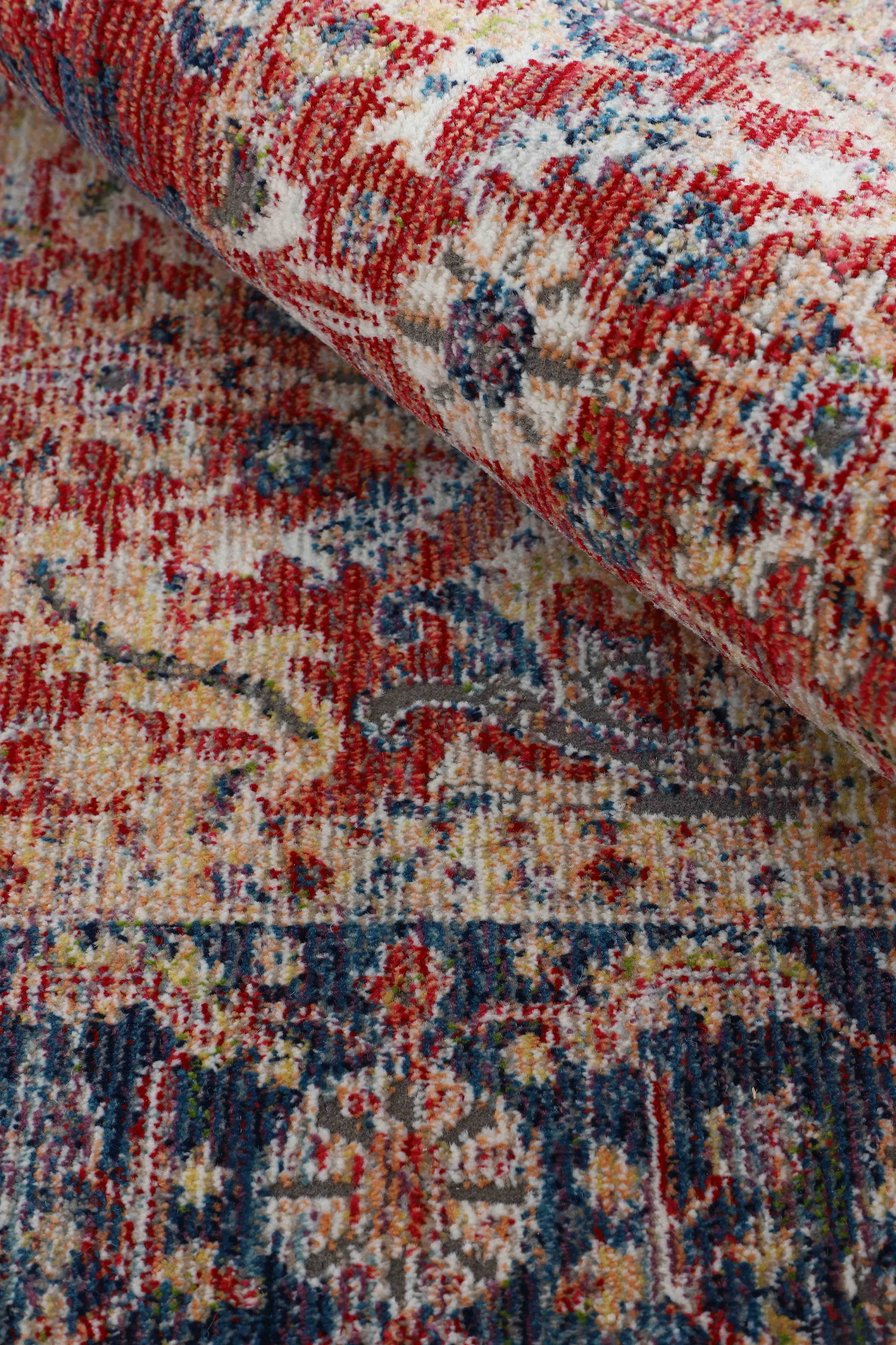 carpetfine Teppich »Vintage Marin«, rechteckig, 8 mm Höhe, Orient Vintage Look