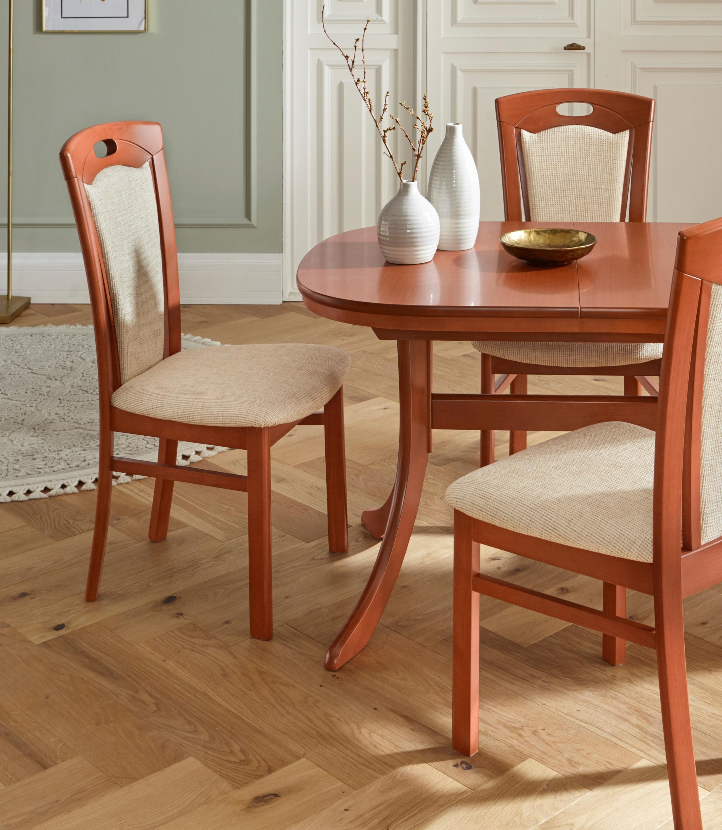 Home affaire Esszimmerstuhl »FERDI Made in Italy, Massivholz« (Set) 2 Stk.B günstig online kaufen