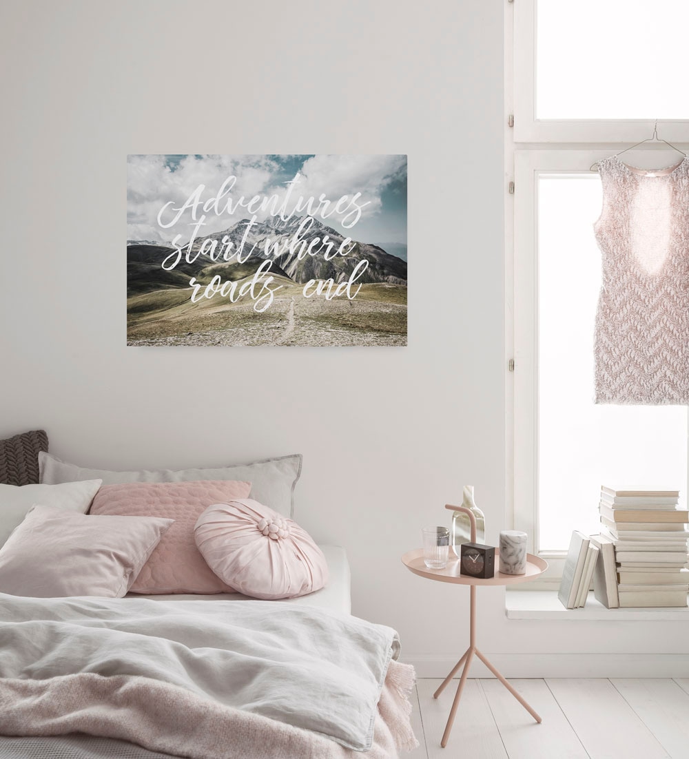 Komar Leinwandbild »Starting Now - Größe 60 x 90 cm« Natur 1 Stk. tlg. Keil günstig online kaufen