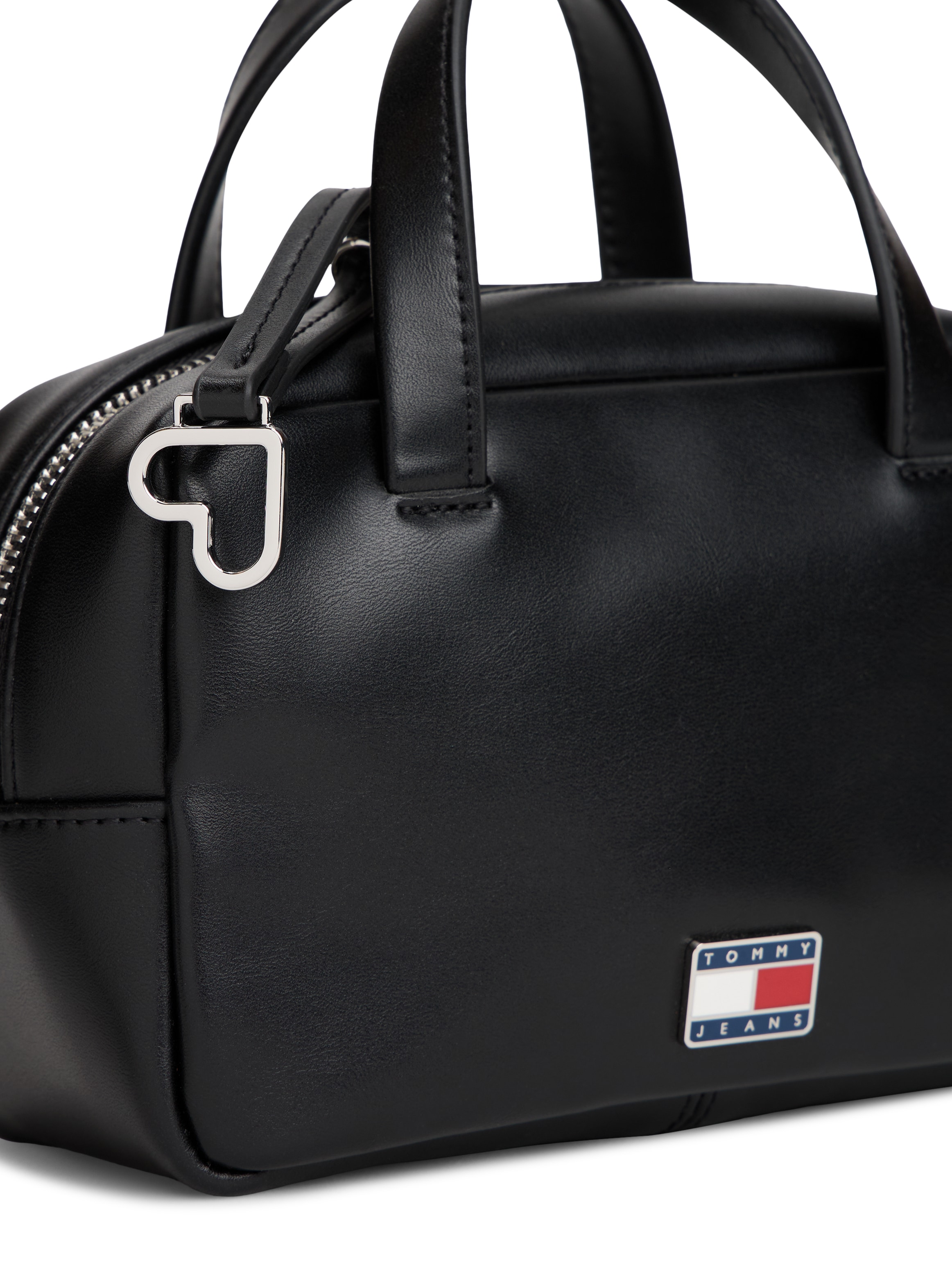 Tommy Jeans Umhängetasche »TJW CITY TRUNK CROSSOVER« , Damen Tragetasche, Schultertasche mit Herzchen-Applikation
