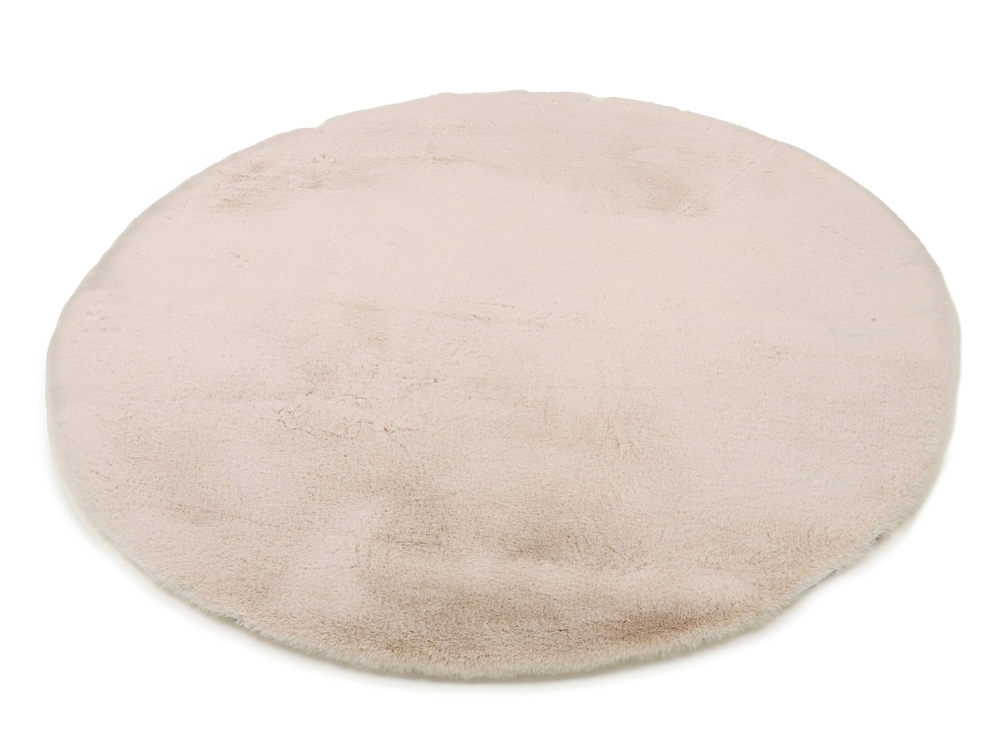 OCI DIE TEPPICHMARKE Teppich »ROCKY SOFT«, rund, 35 mm Höhe, Kunstfell, weich, kuschelig, maschinell gewebt, waschbar