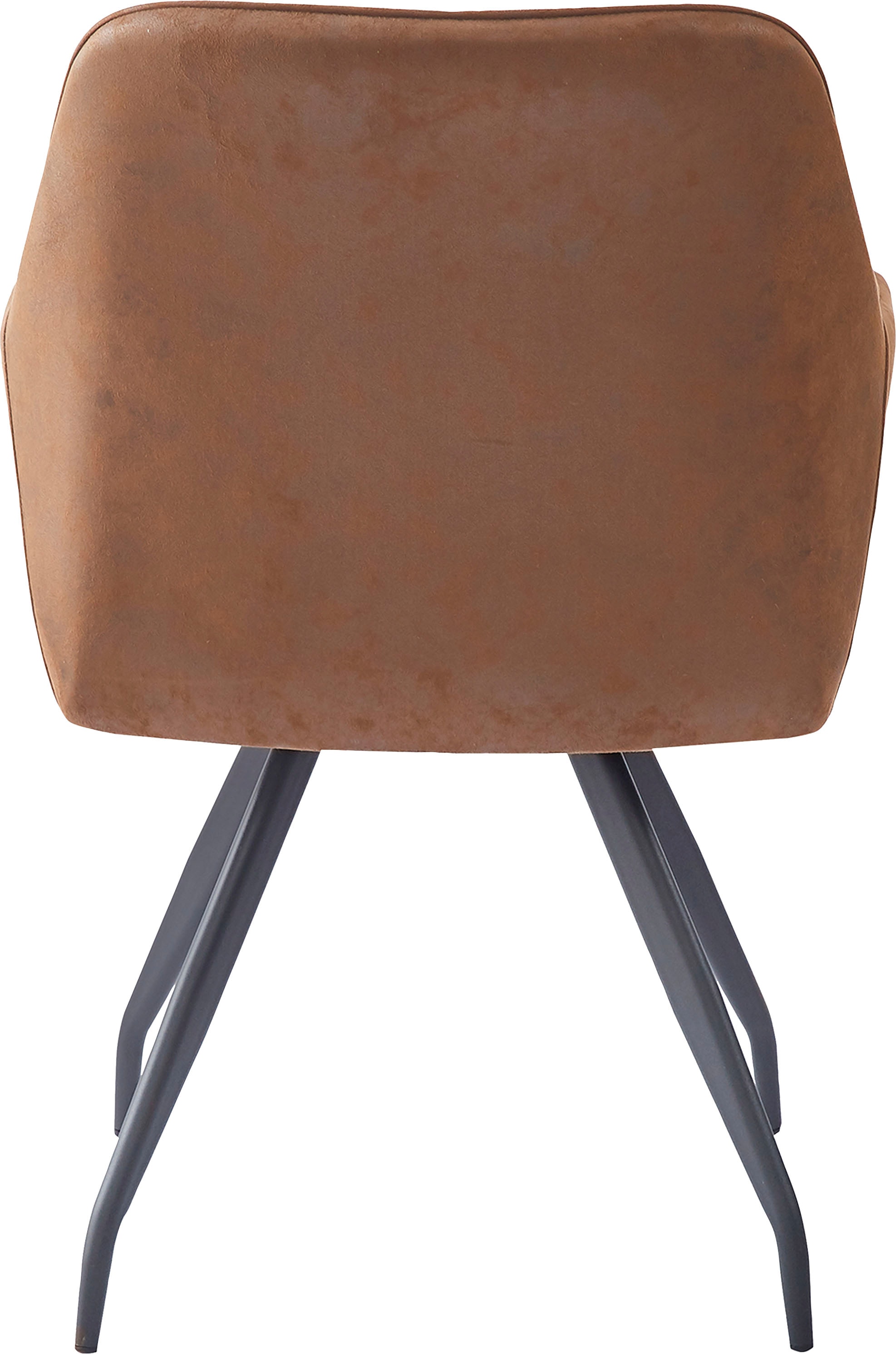 Kayoom Polsterstuhl »Stuhl Amber 225, Eleganter Stuhl mit Steppung«, 1 St., Eleganter Stuhl mit Steppung, moderne Eisen-Füße