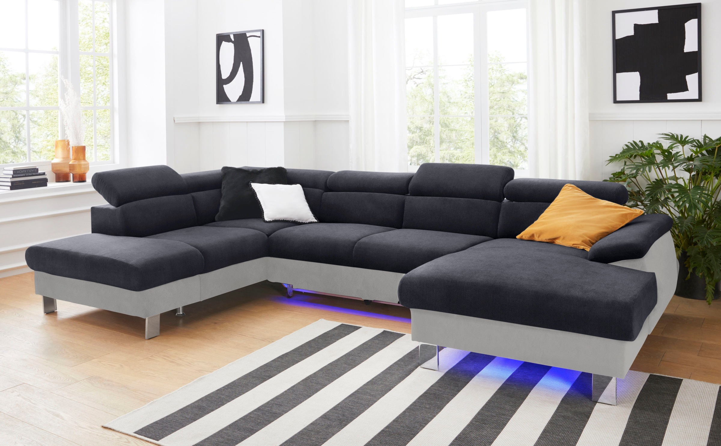 COTTA Polstergarnitur »Komaris U-Form«, (Set), Set bestehend aus: Wohnlands günstig online kaufen