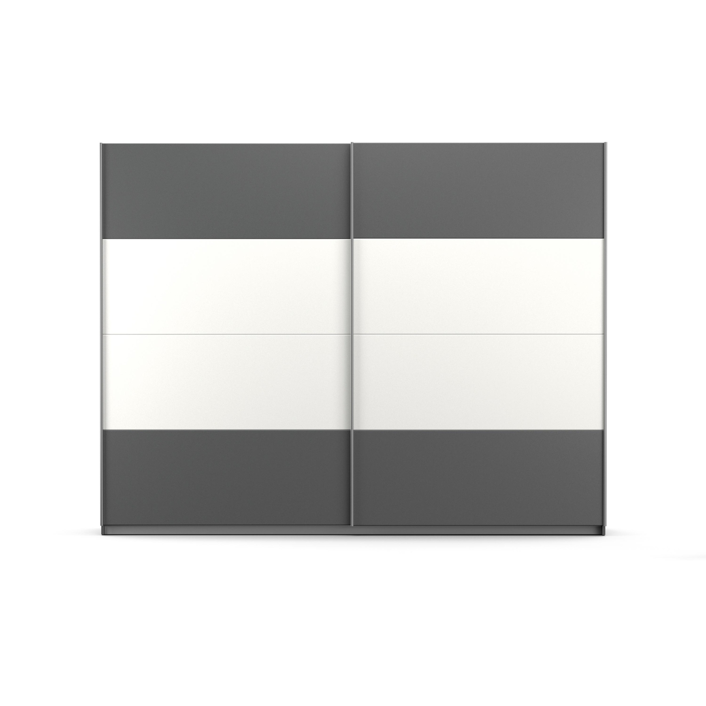 rauch Schwebetürenschrank »Quadra Bestseller Schlafzimmerschrank in vielen Breiten«, Kleiderschrank Garderobenschrank Schrank mit Glaselementen