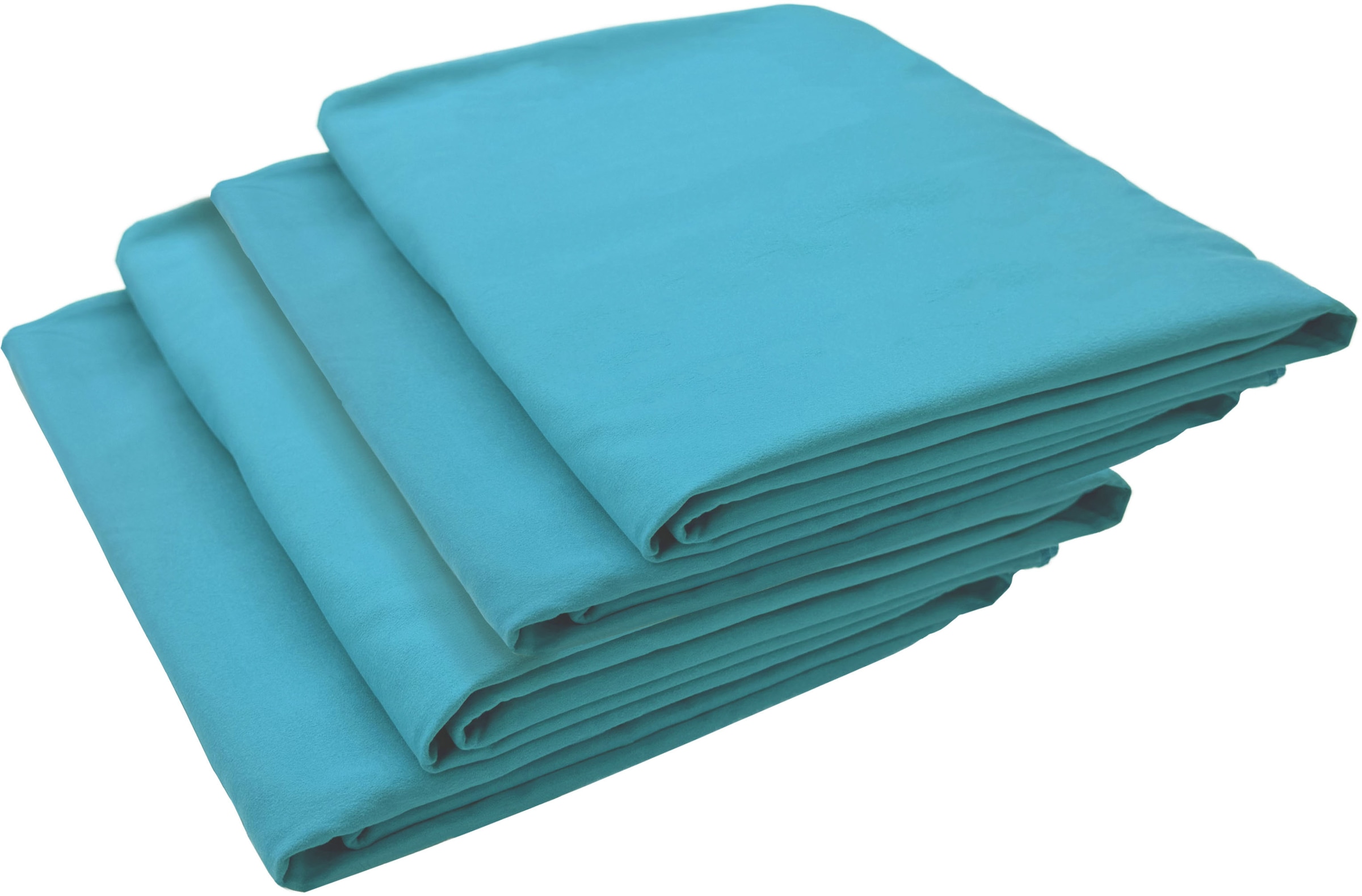 my home Reisehandtuch »Xavi, 4 x 40x60cm ideal als Sporthandtuch, Reisehandtuch«, (Set, 4 St.), als Serie und Set, sehr leicht, kompakt, schnelltrocknend, Mikrofaser