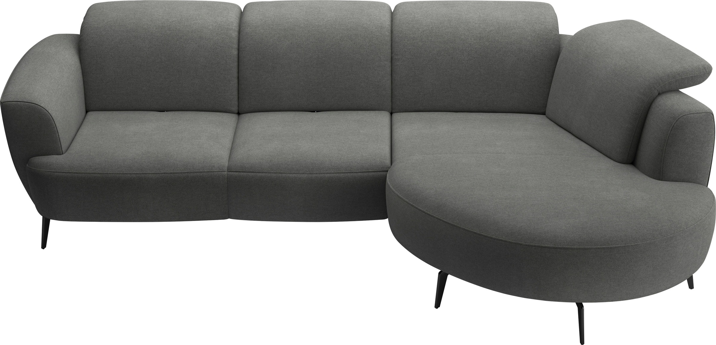 sit&more Ecksofa »Zoe«, ink.Sitztiefenverstellung, wahlweise mit Kopfteilverstellung