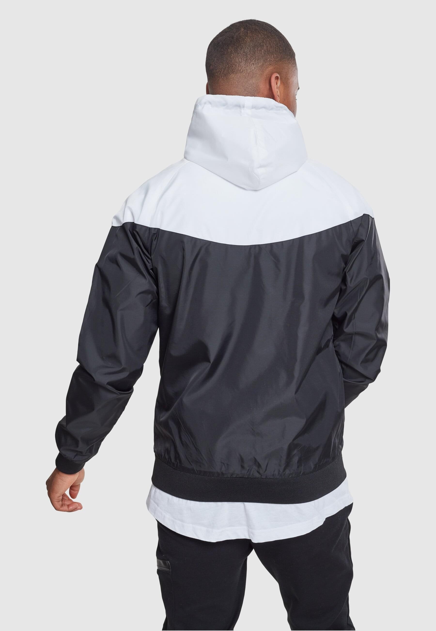 URBAN CLASSICS Windbreaker »Urban Classics Herren Arrow Windrunner« 1 Stk. tlg. mit Kapuze