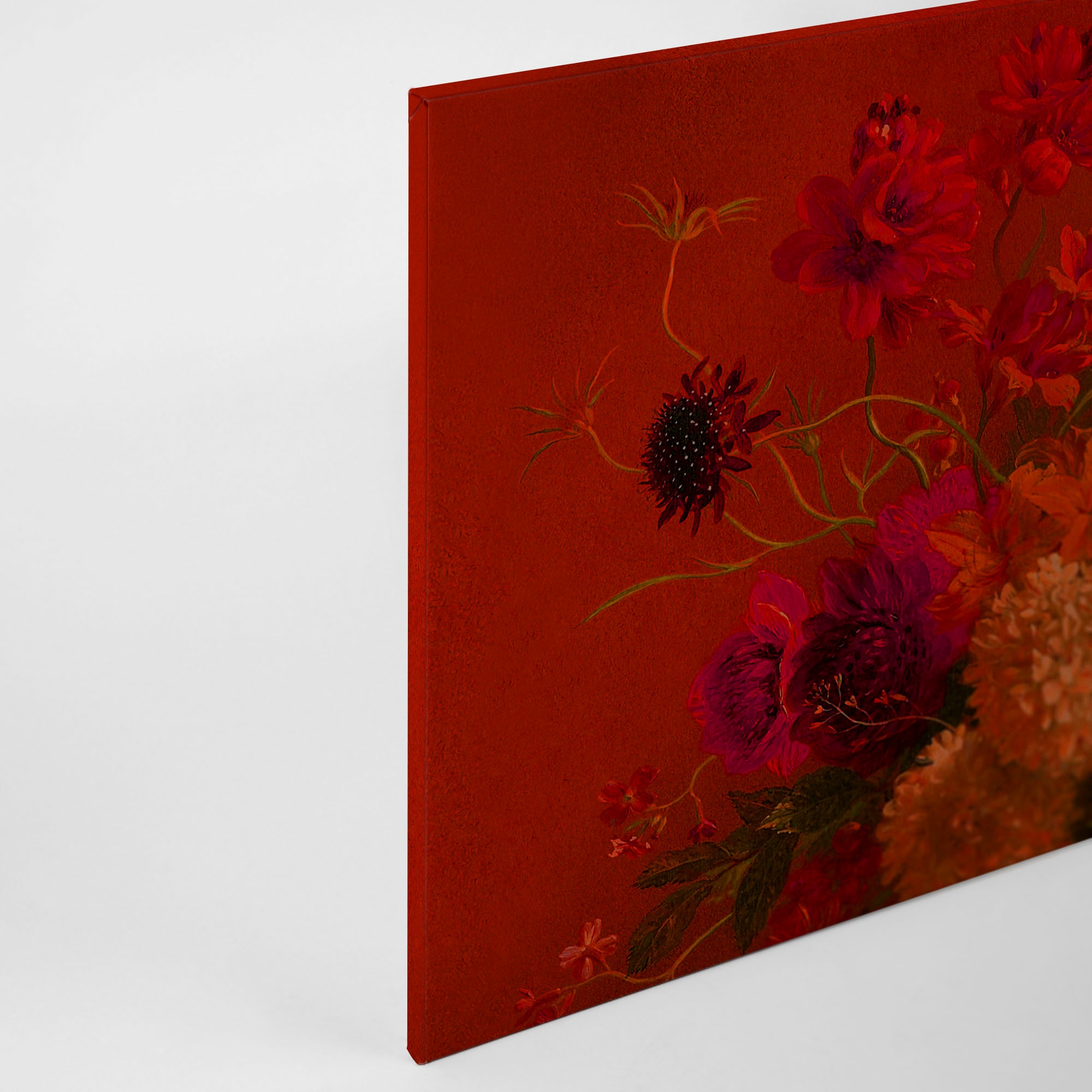 A.S. Création Leinwandbild »bouquet vibrant«, Kunst-Blumen-Kinder, (1 St.), Keilrahmen Bild Blumen-Strauß Floral Leinwand-Bild Wohnzimmer modern