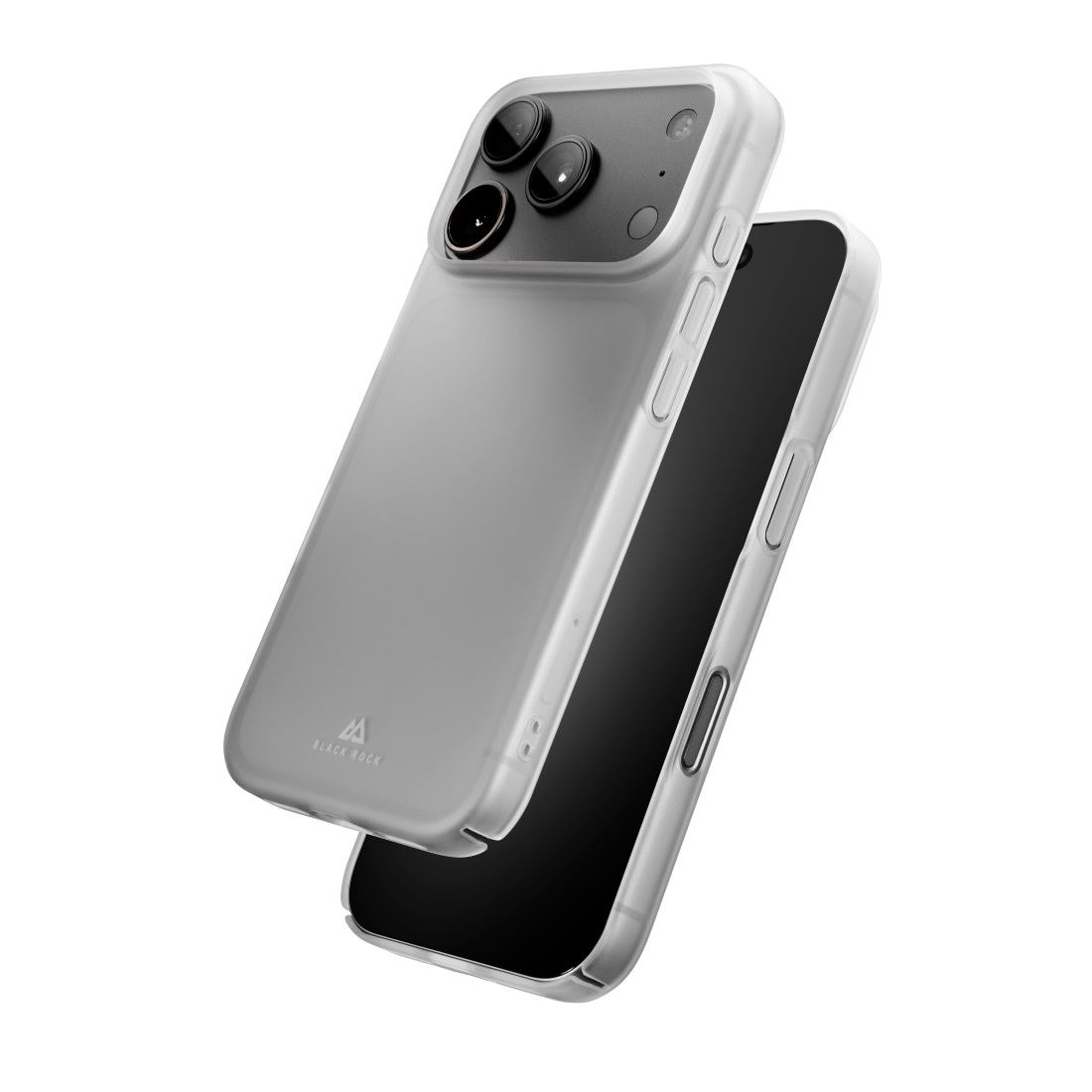 BLACKROCK Smartphone-Hülle »Ultradünne Handyhülle semi-transparent für iPhone 17 Pro und 18 Pro« Smartphones 1,2 mm dünn, Soft-Touch, Anti-Vergilbung, Kameraschutz