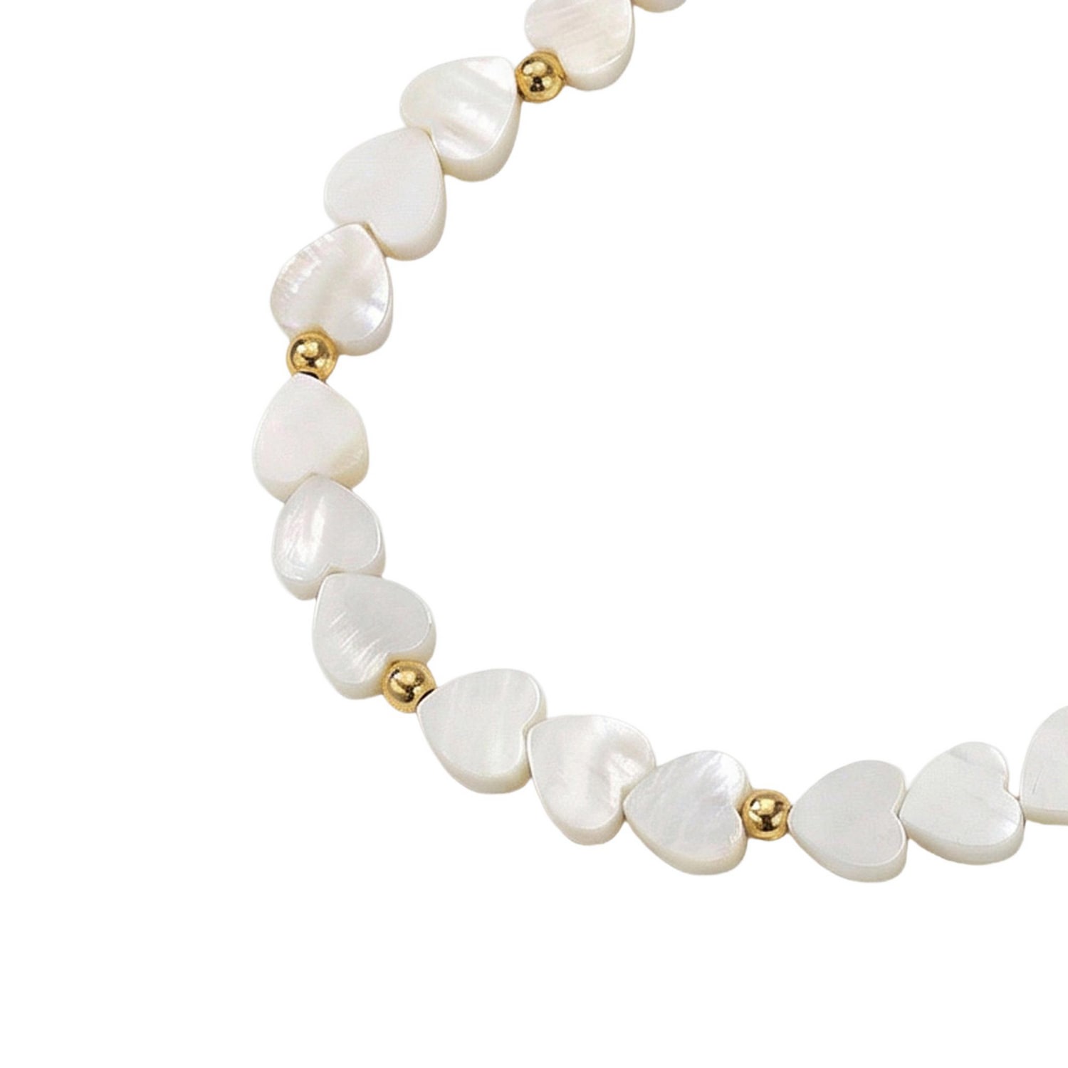 Amor Collier »Herz-Motiv« mit Perlmutt