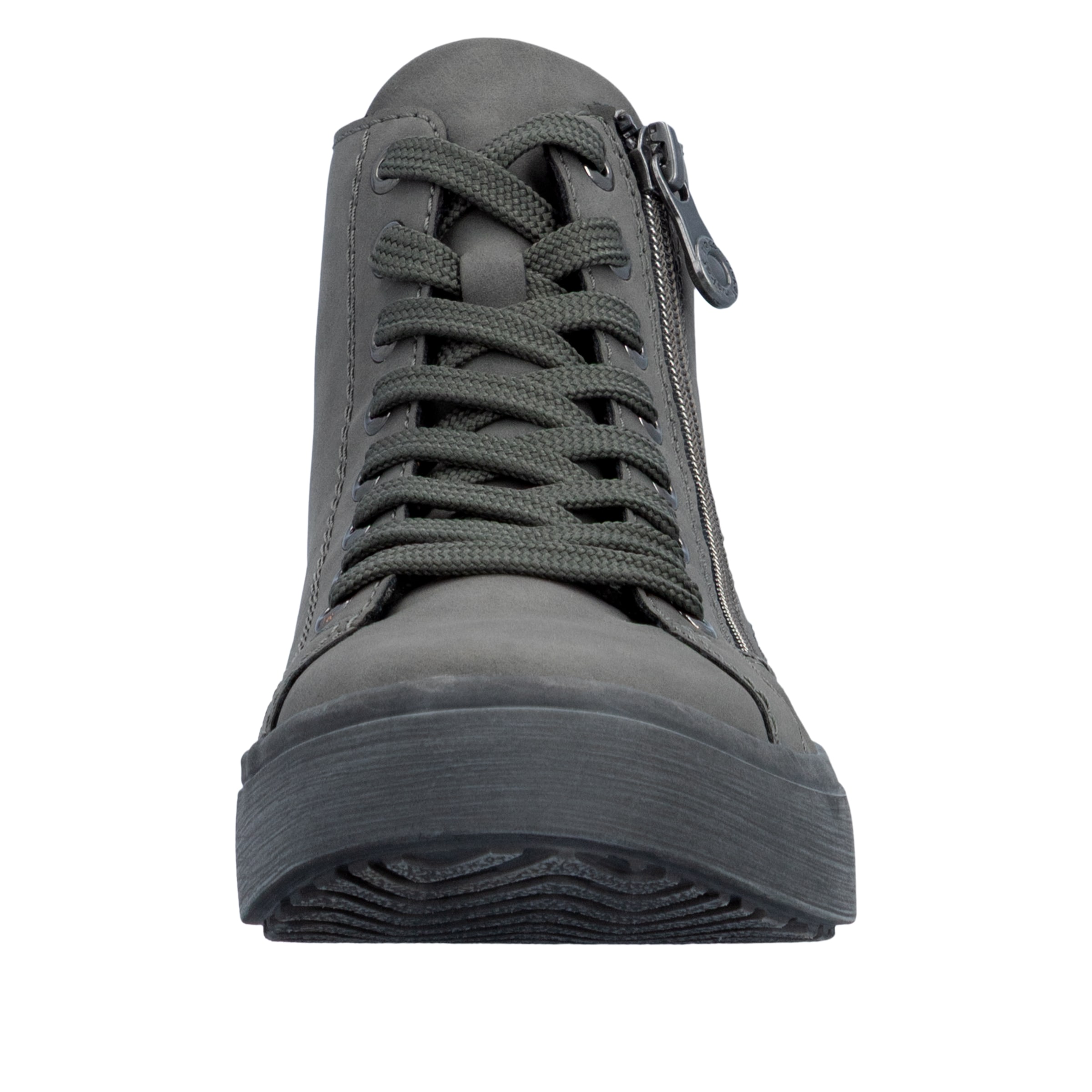 Rieker Schnürboots  High Top-Sneaker, Herbstschuh mit dezenten Ziernähten