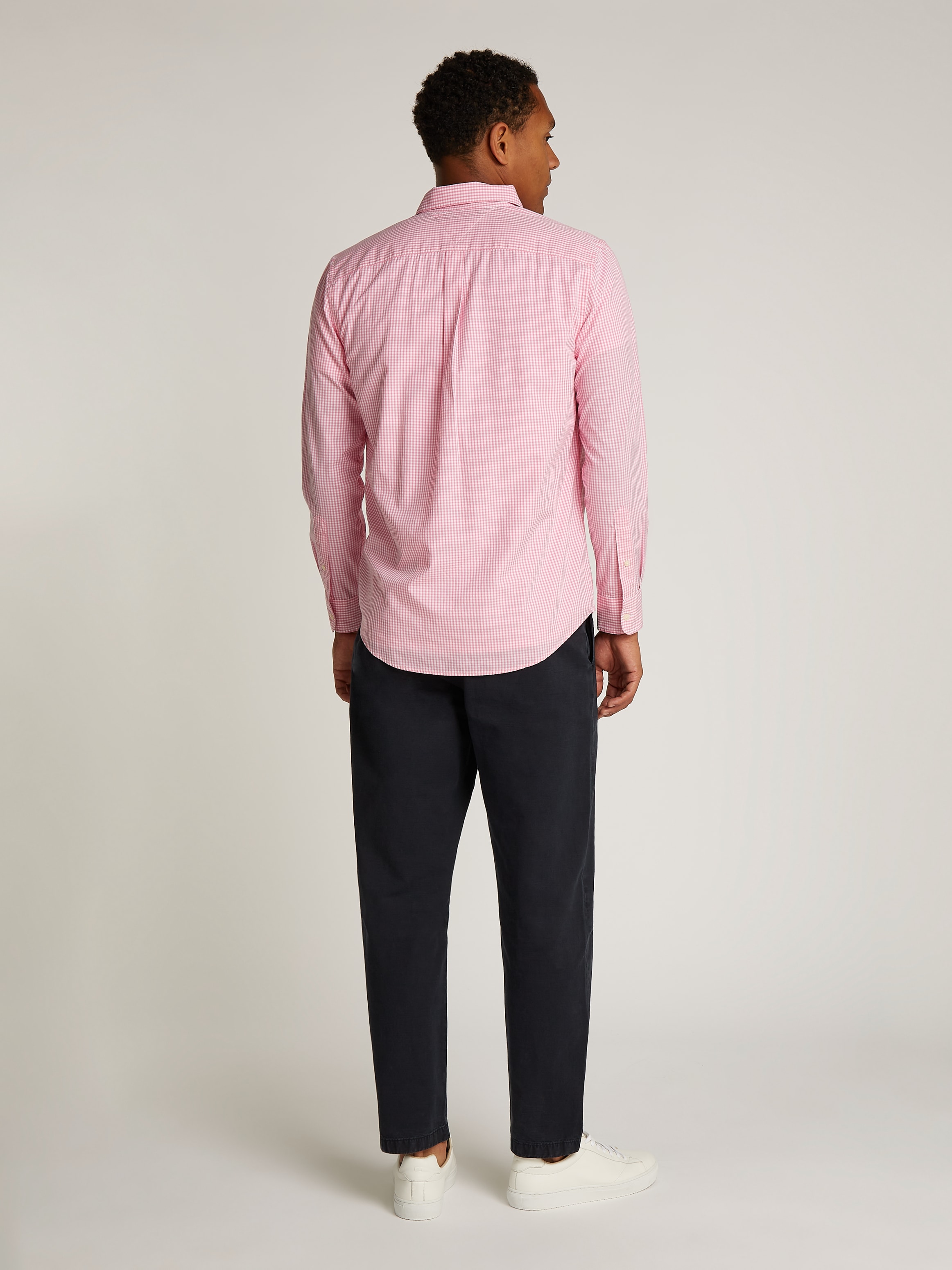 Tommy Hilfiger Businesshemd »FLEX POPLIN GINGHAM RF SHIRT«, mit Karomuster