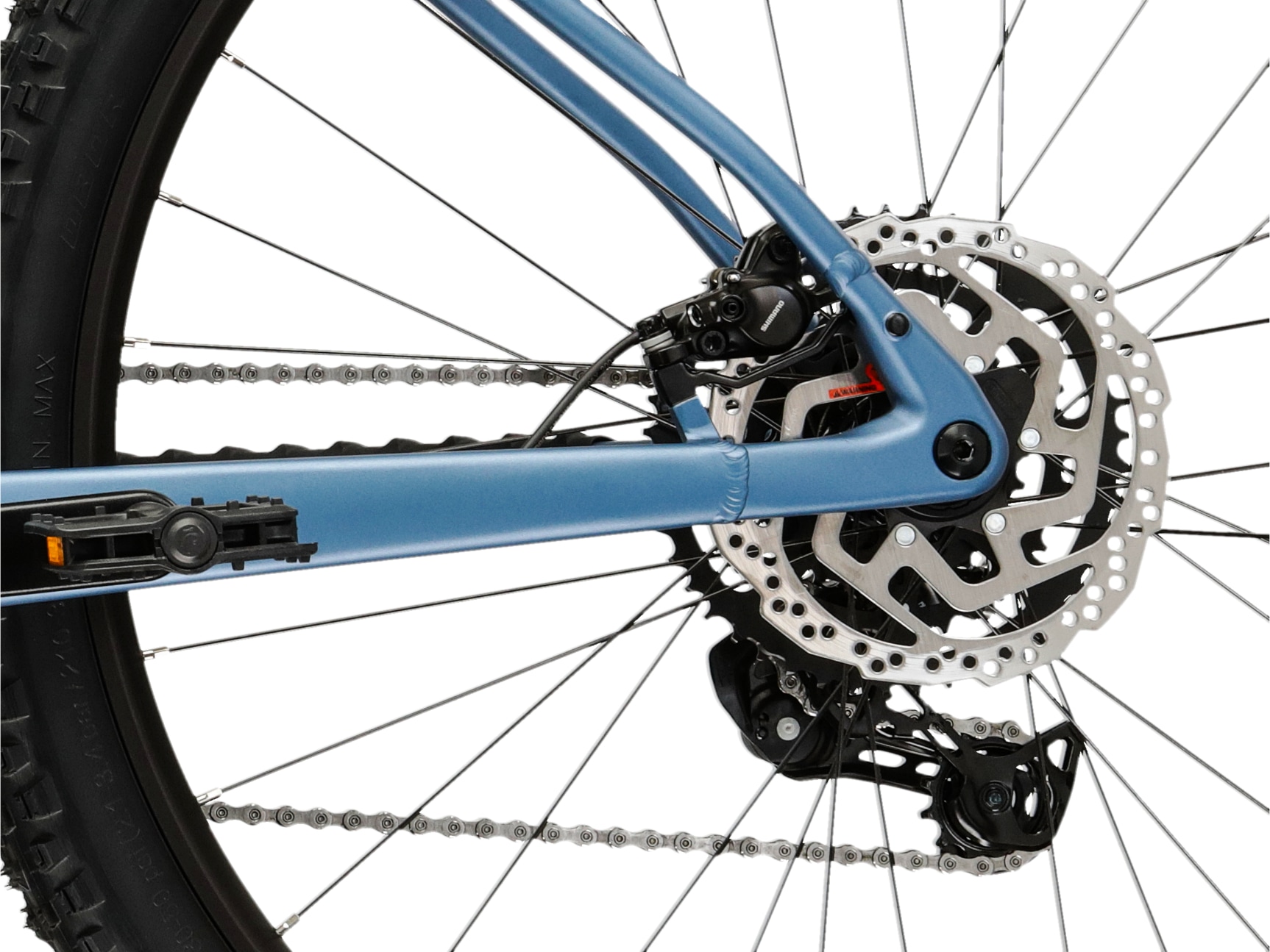 Kross »Damen Influx Hybrid 1.0 20Ah/720Wh 29 Zoll blau 9 Gänge 2026« 9 Gang Shimano CUES U4000 Schaltwerk Kettenschaltung Mittelmotor 250 W