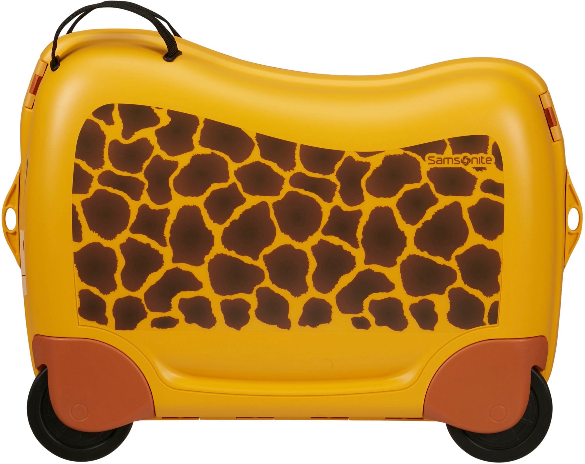 Samsonite Kinderkoffer »Dream2Go Ride-on Trolley, Giraffe«, 4 Rollen, Kinderreisekoffer Handgepäck zum sitzen und ziehen