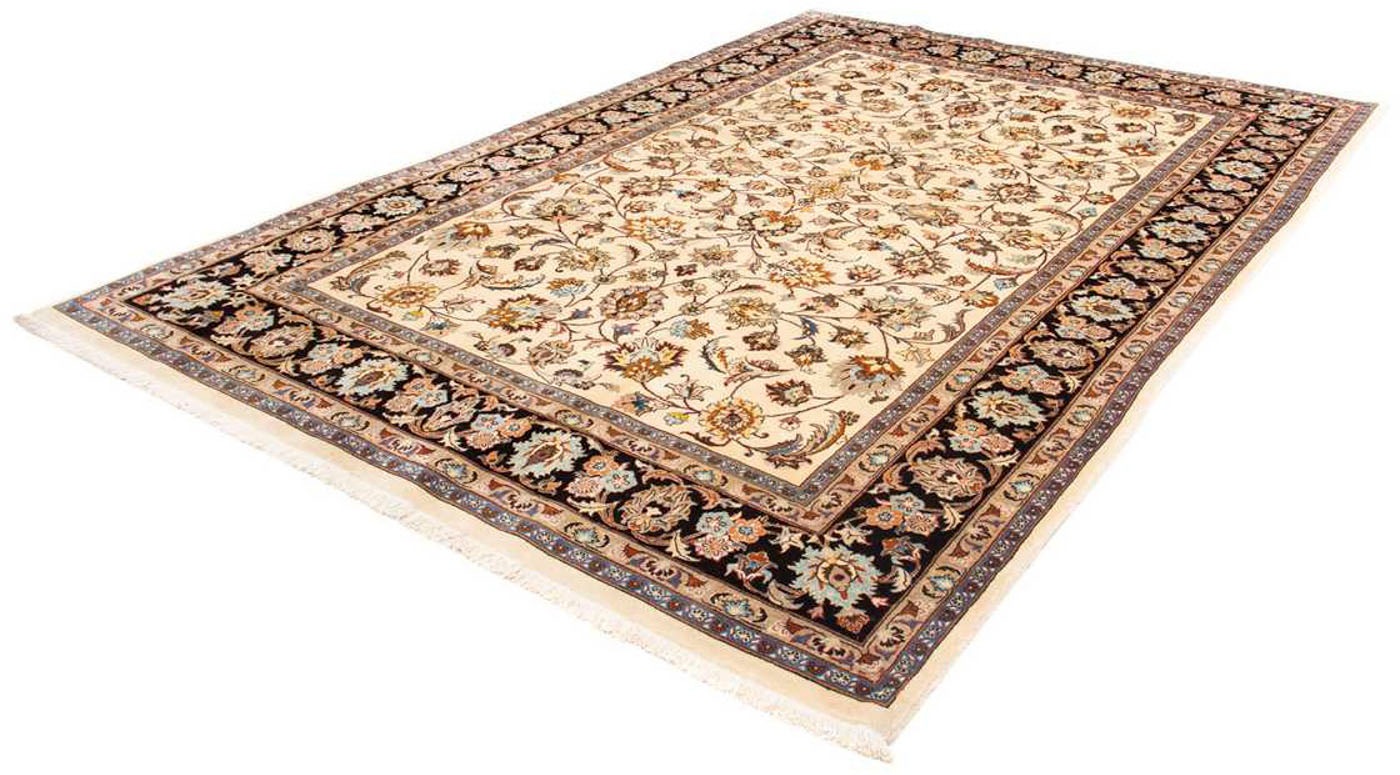 morgenland Wollteppich »Maschad Medaillon Blu scuro 292 x 203 cm«, rechteck günstig online kaufen