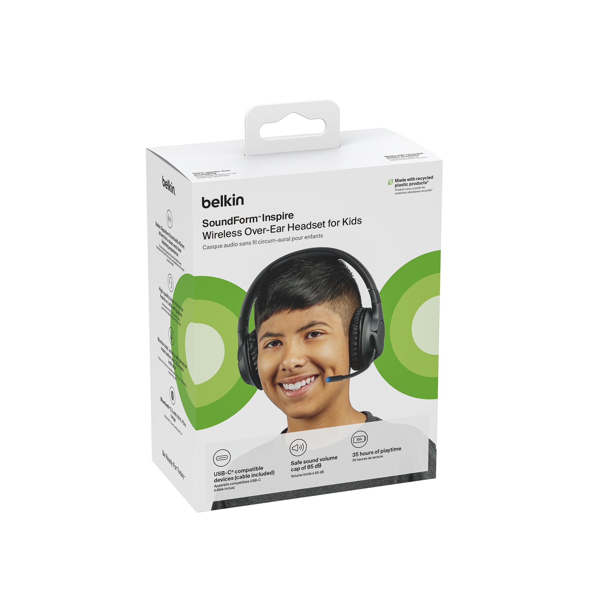 online BT Kopfhörer Kinder-Kopfhörer«, Over-Ear kaufen wireless Belkin INSPIRE Stummschaltung »SOUNDFORM