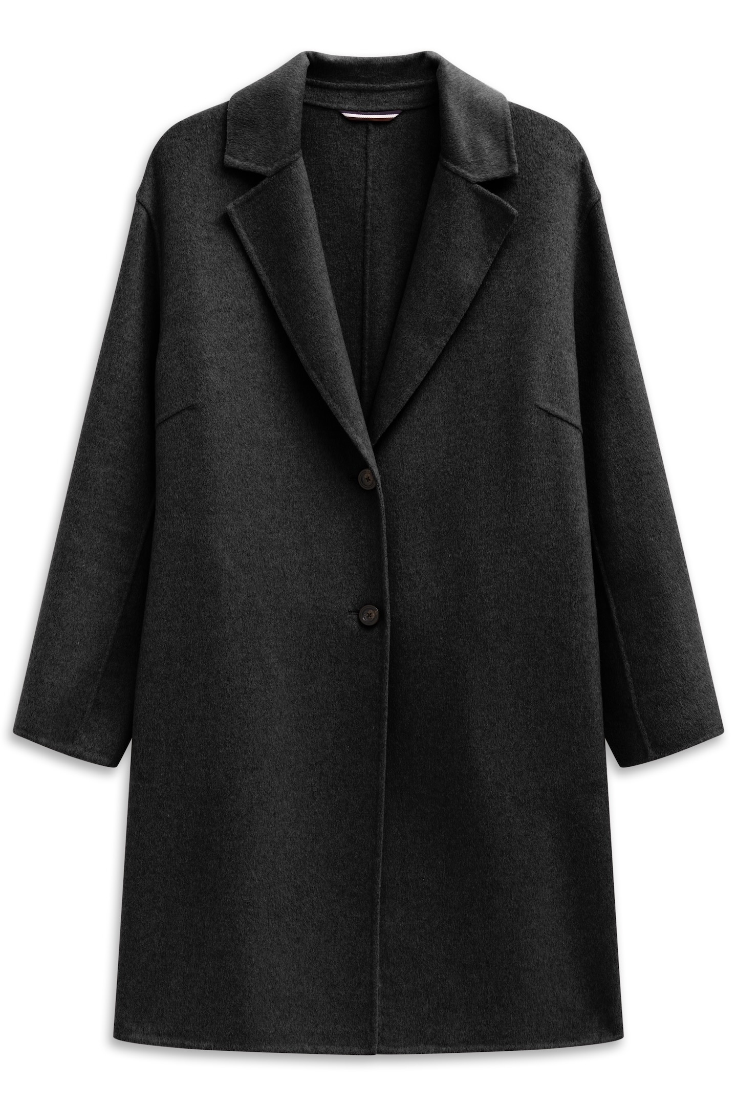 bugatti Kurzmantel »Loose Fit«, mit Knopfleiste und aus weichem Woll-Mix