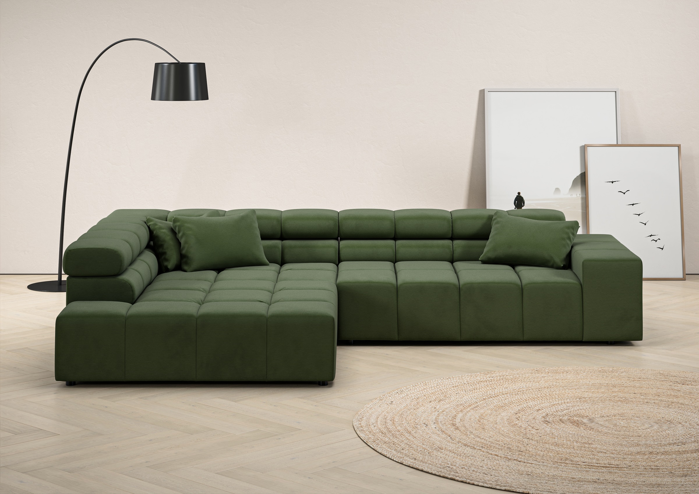 INOSIGN Ecksofa »Ancona incl. Kopfteilverstellung, OTTOs Choice, Breite 319 günstig online kaufen
