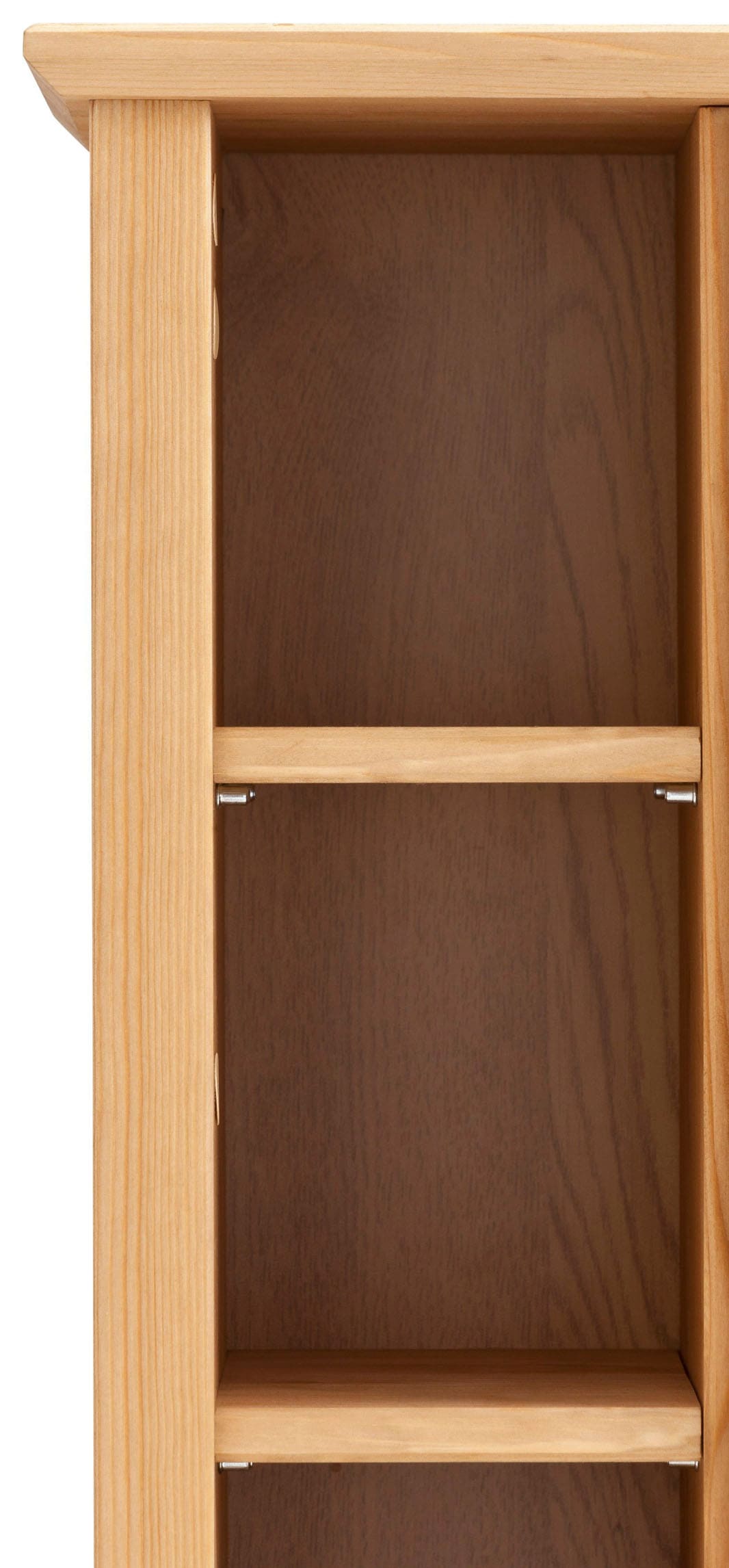 Home affaire Waschbeckenunterschrank »Vili«, Badezimmerschrank im Landhaus-Look, mit 6 Fächern, aus Massivholz