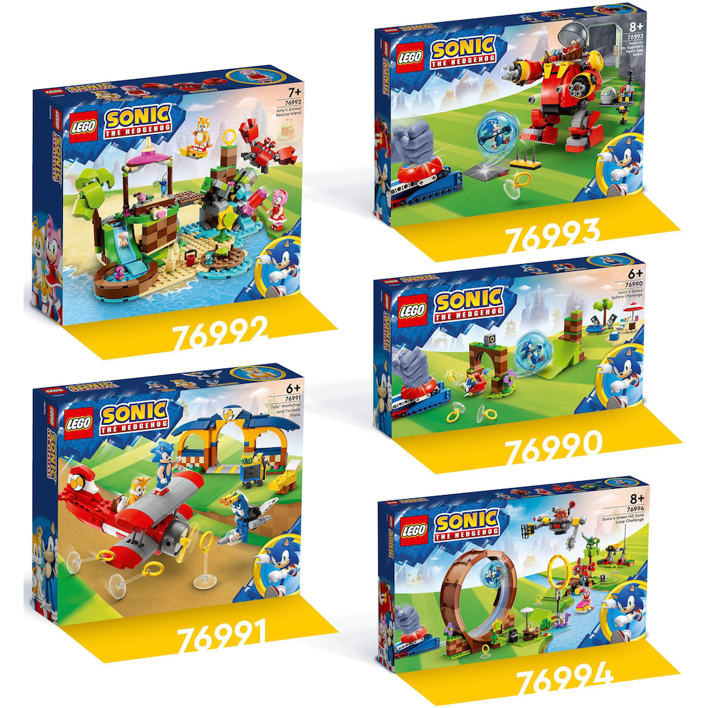 LEGO® Konstruktionsspielsteine »Sonics Kugel-Challenge (76990), LEGO® Sonic«, (292 St.), Made in Europe