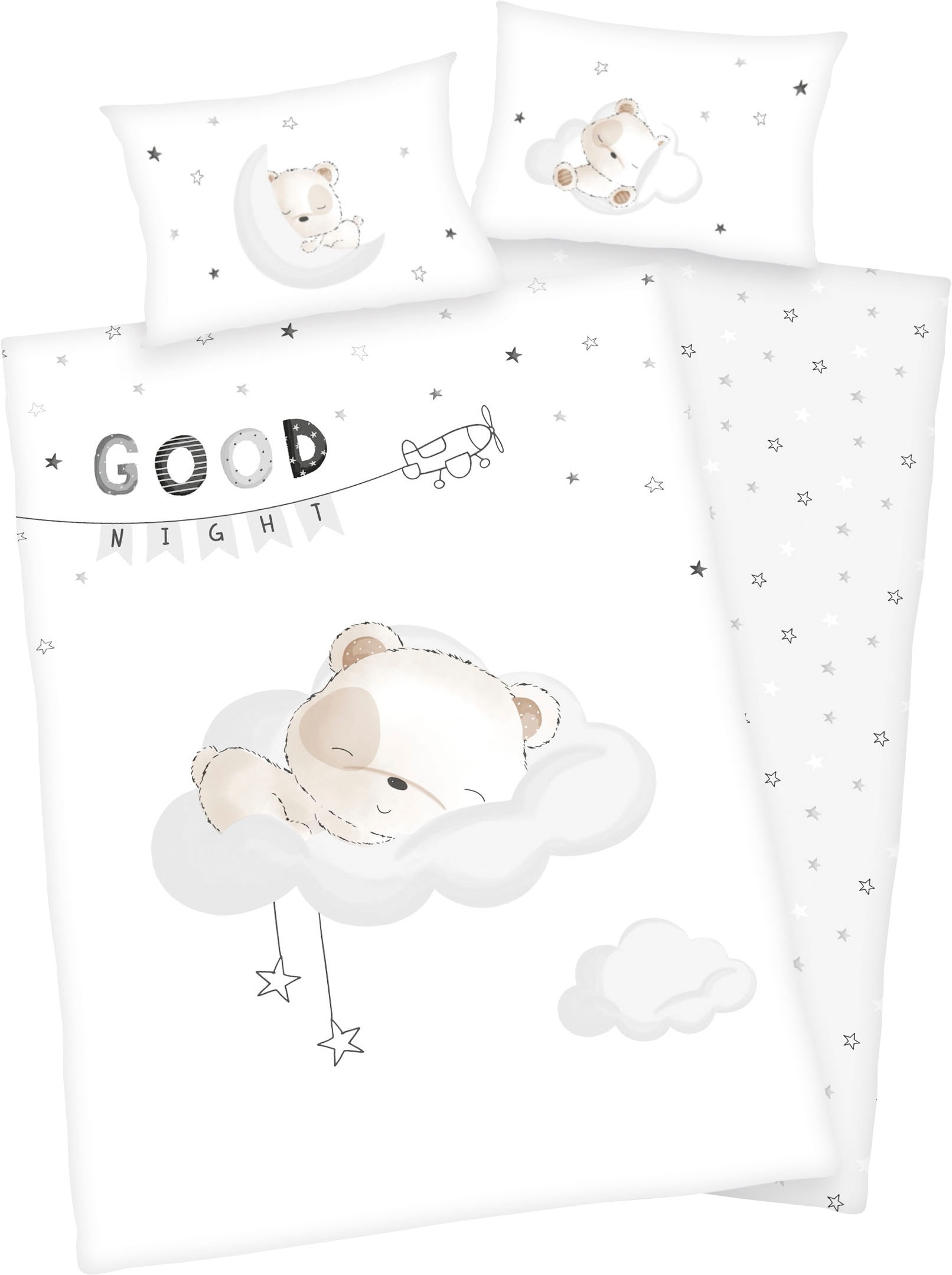 Baby Best Babybettwäsche »Sleeping little bear«, mit niedlichem Motiv und l günstig online kaufen