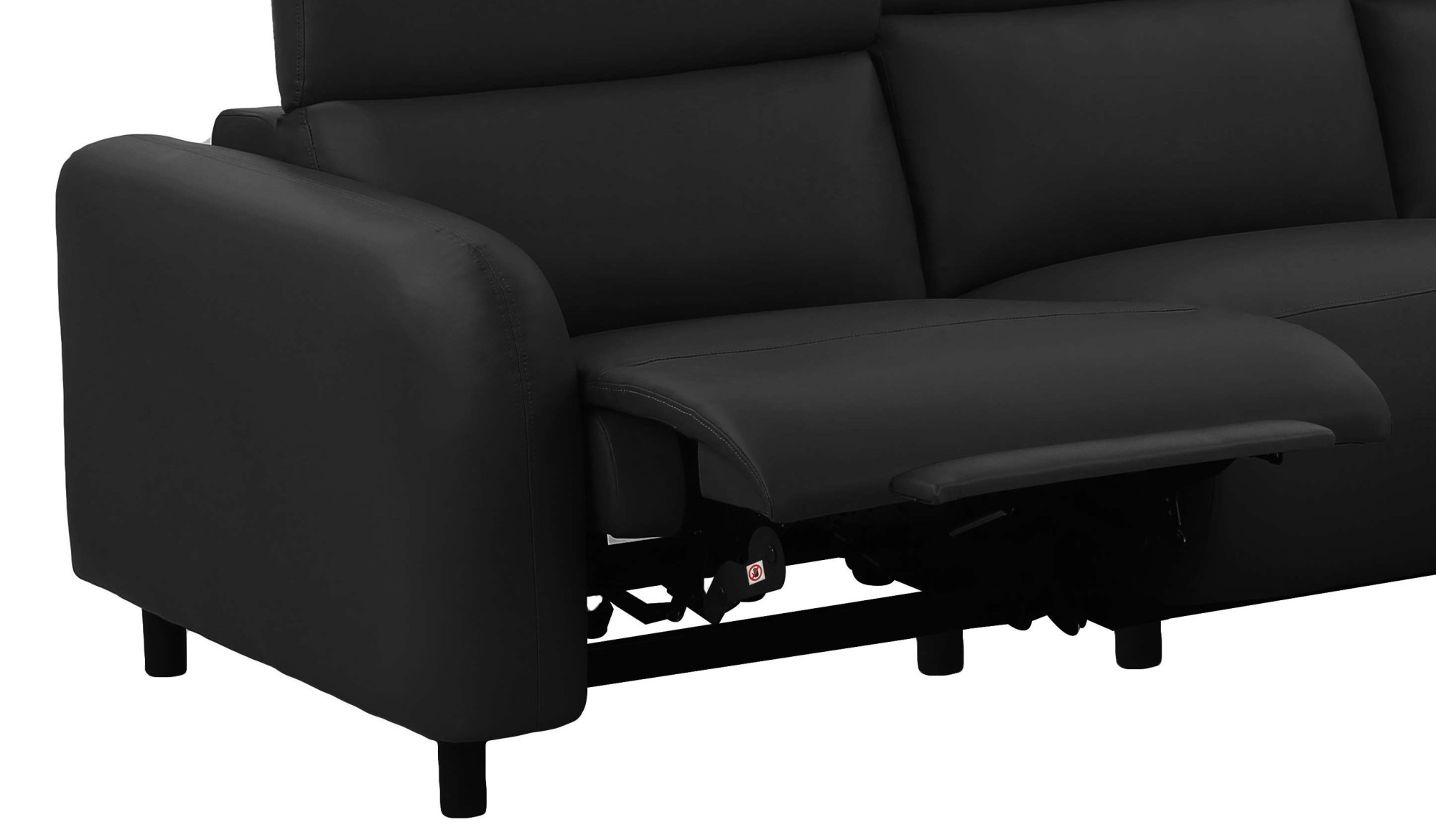 Home affaire Ecksofa »SKAANE Kunstleder, L-Form, 274 cm, manuelle u. elektrische Funktion,«, Kopfteilverstellung, Relax-und Liegefunktion, Federkernpolsterung