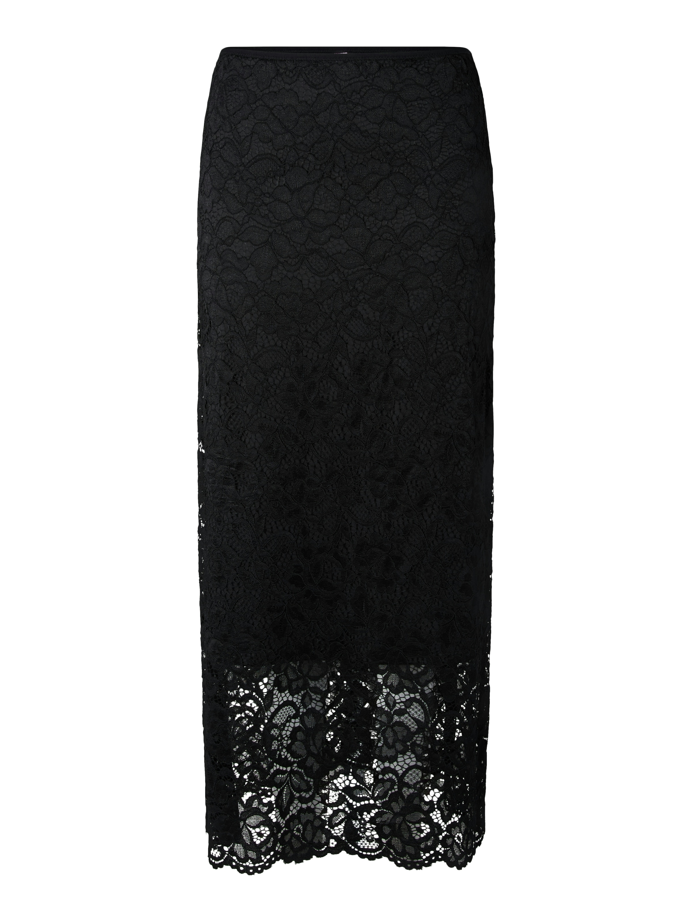 Y.A.S Maxirock »YASLACEY HW LONG LACE SKIRT S. NOOS« Materialmix, high waist