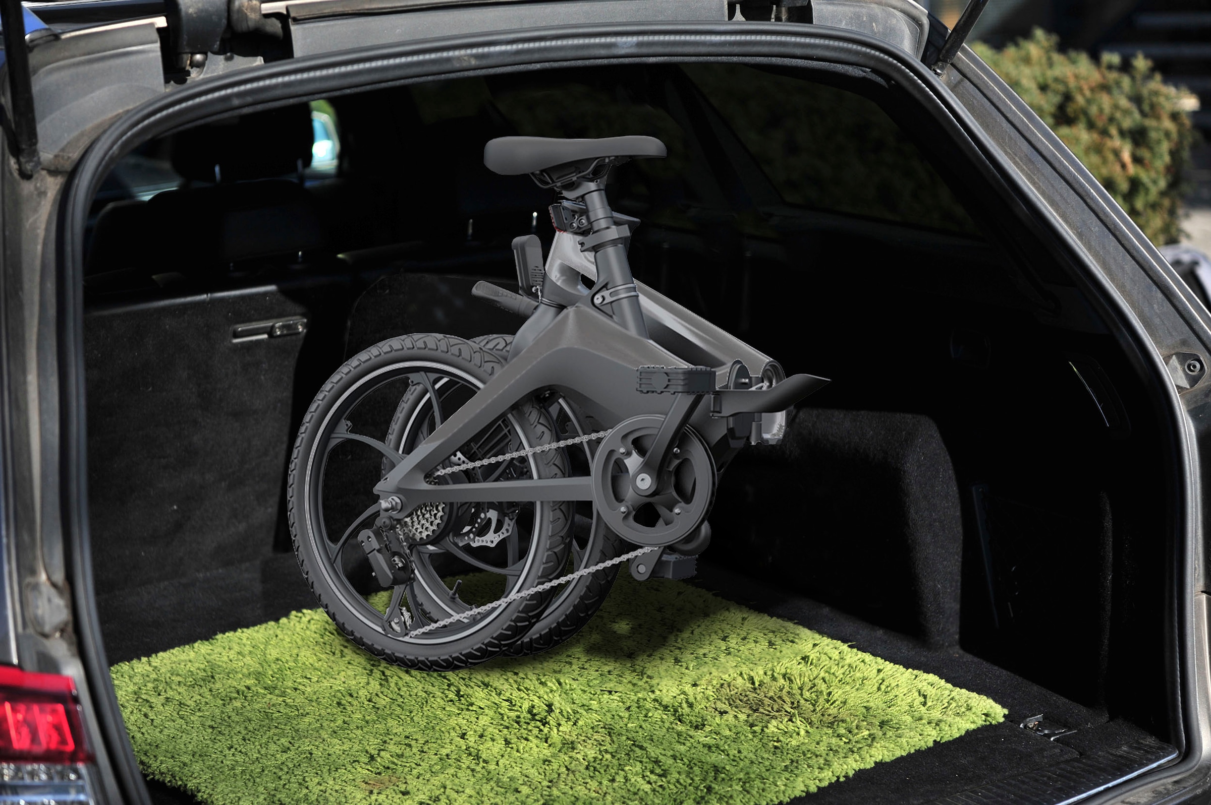 SachsenRad »F11 MagPuma mit Transporttasche« 6 Gang Shimano Kettenschaltung Heckmotor 250 W