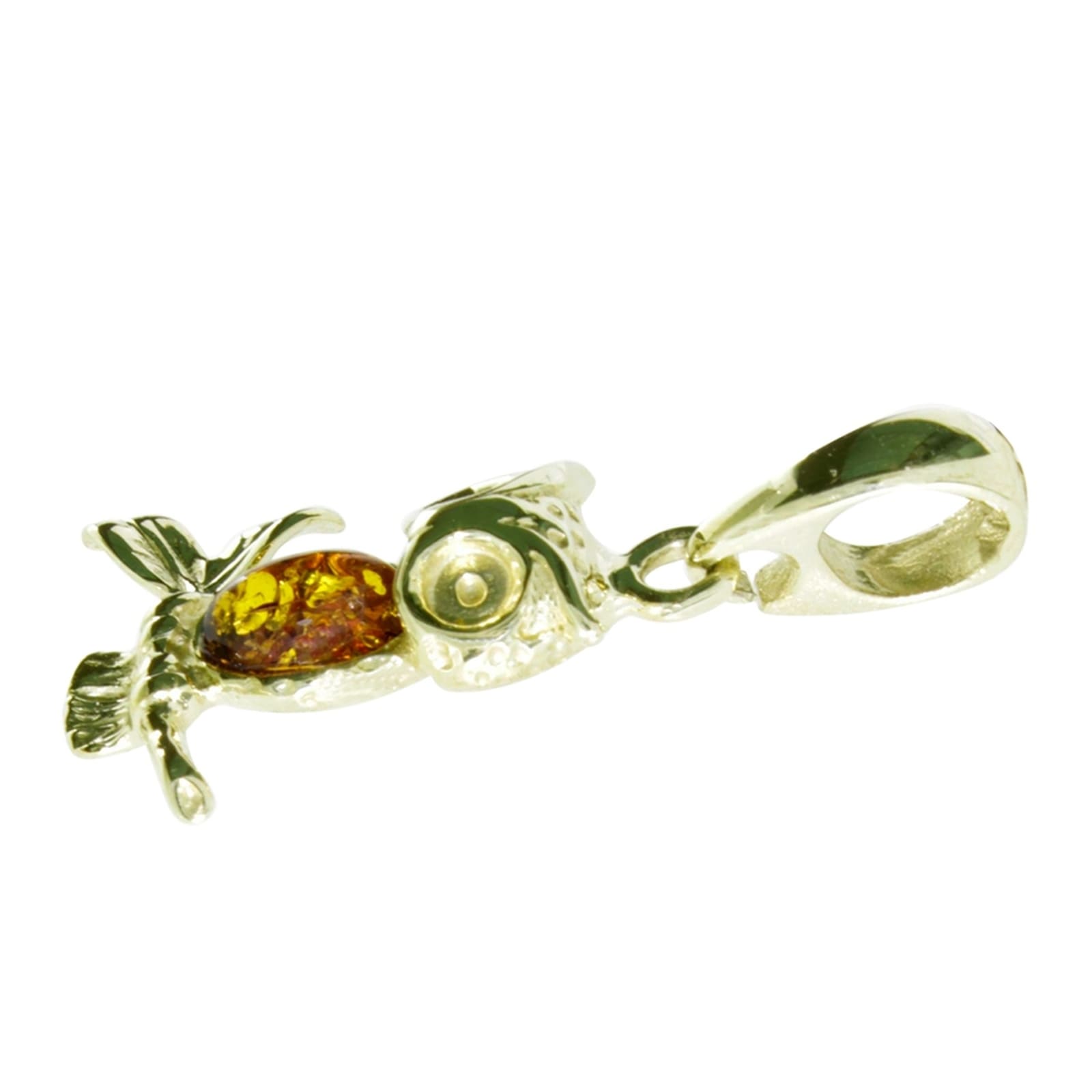 OSTSEE-SCHMUCK Kette mit Anhänger »Ostsee-Schmuck Kette mit Anhänger Eule Kette mit Anhänger Eule«, (2 tlg.)