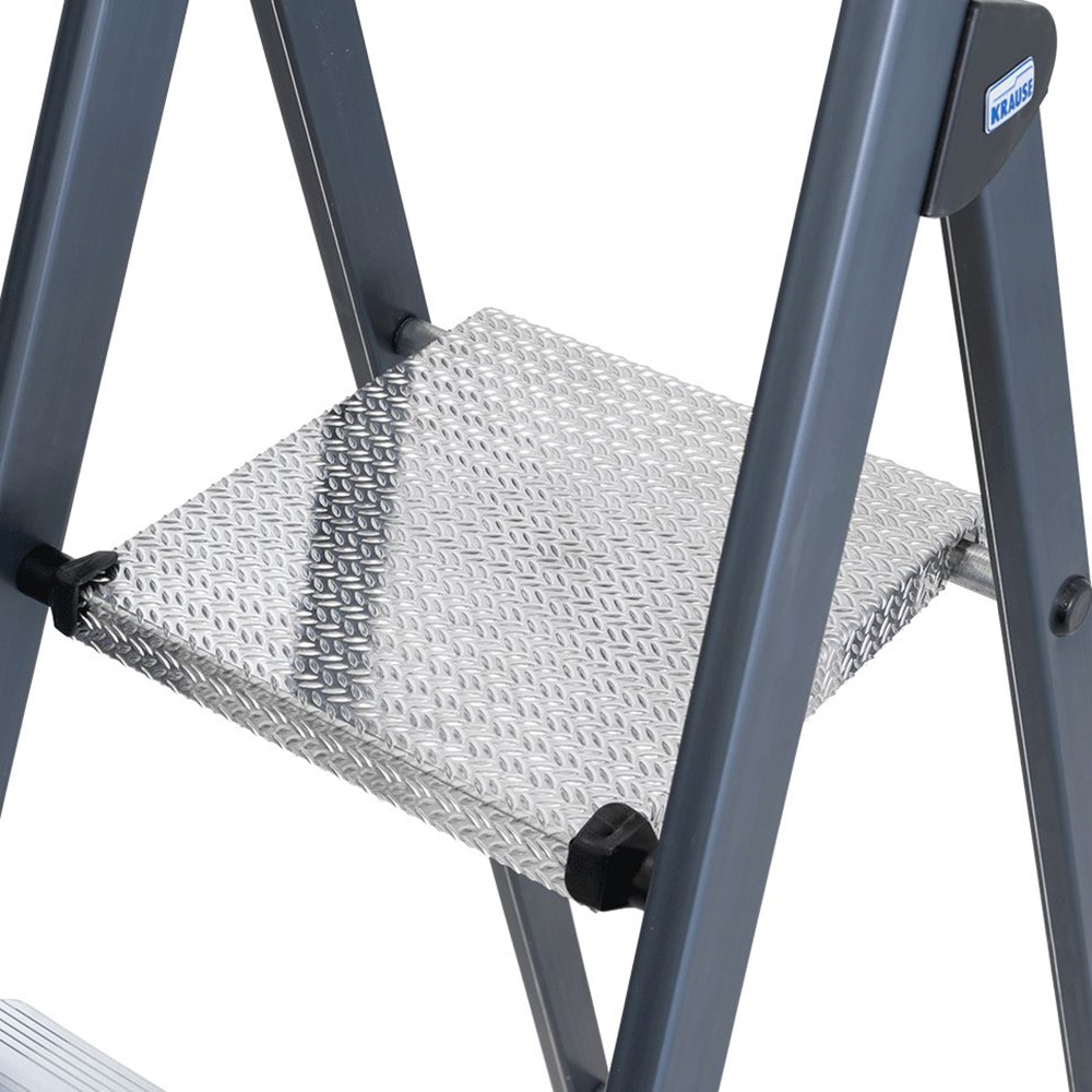 KRAUSE Stehleiter »SePro S«, Alu eloxiert, 1x7 Stufen, Arbeitshöhe ca. 350 cm