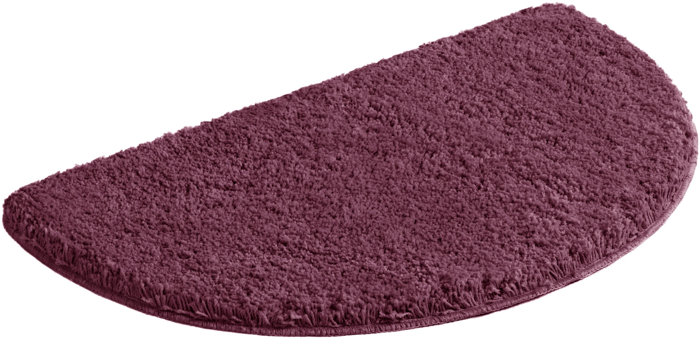 my home Badematte »Sanremo, Badvorleger, Badezimmer Teppich, sehr weich«, rutschhemmend beschichtet, fußbodenheizungsgeeignet-schnell trocknend, Badteppich, unifarben, rechteckig, rund & als 3-tlg. Set erhältlich