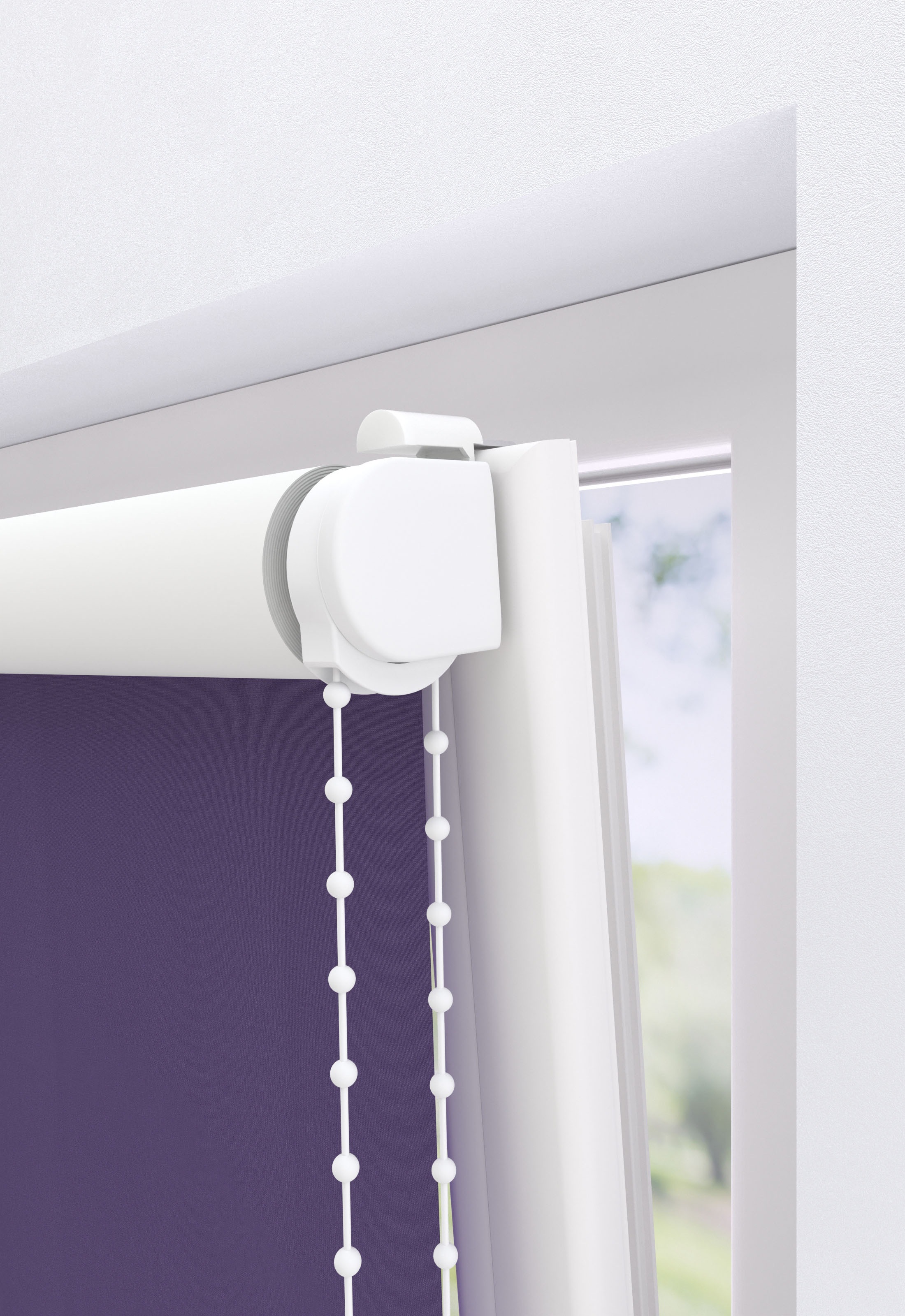 my home Rollo »Ina«, abdunkelnd, Hitzeschutz-energiesparend-Wärmedämmung, mit Bohren/ohne Bohren, freihängend, weiße Rückseite, Klemmfix oder Schraubmontage