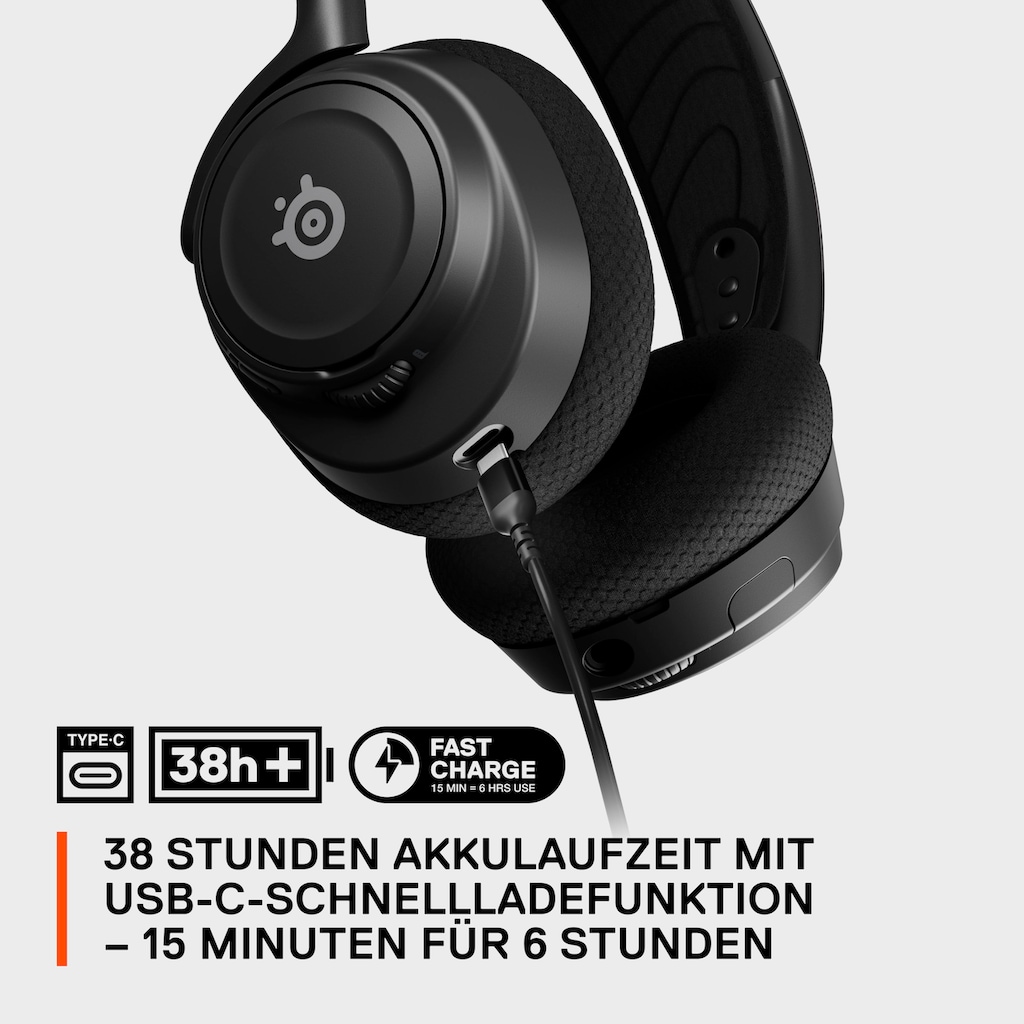 SteelSeries Gaming-Headset »Arctis Nova 7«, Bluetooth-Wireless, Noise-Cancelling