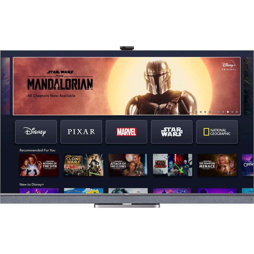 TCL QLED Mini LED-Fernseher »55C825X1«, 139,7 cm/55 Zoll, 4K Ultra HD, Android TV-Smart-TV, Android 11, Onkyo-Soundsystem