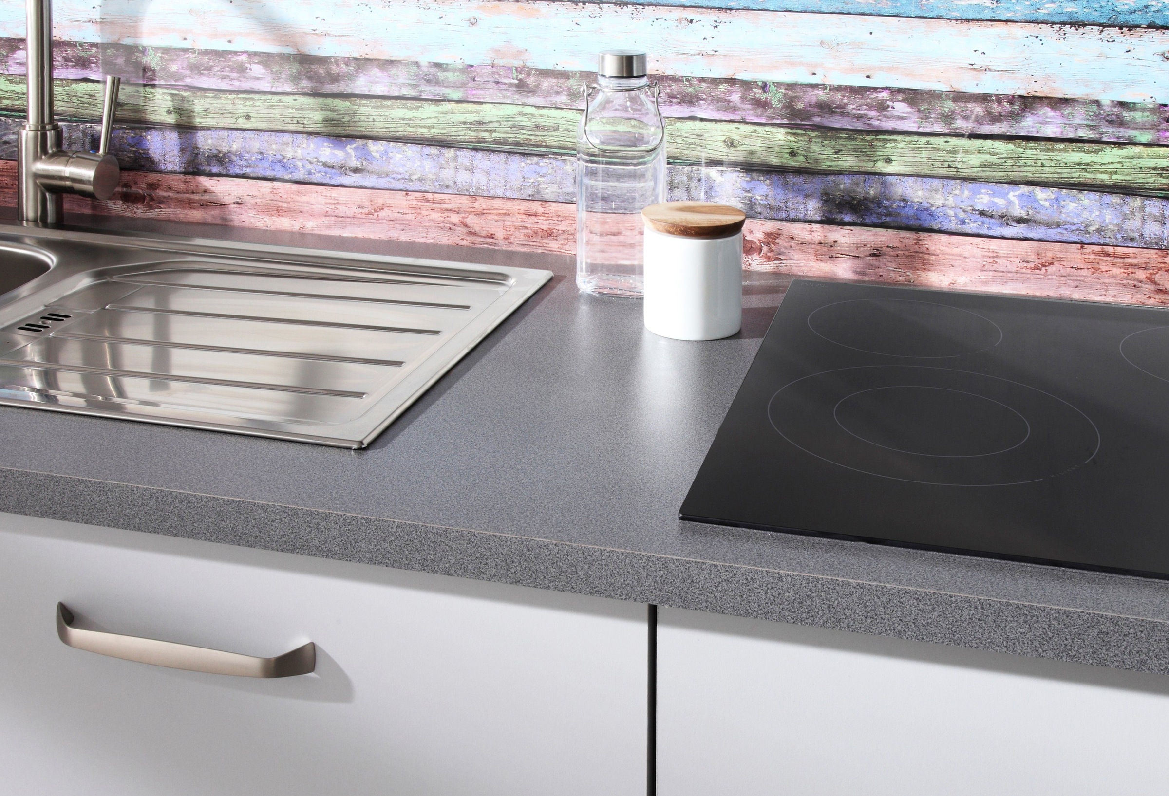 wiho Küchen Küchenzeile »Michigan« mit E-Geräten, Gesamtbreite 300 cm