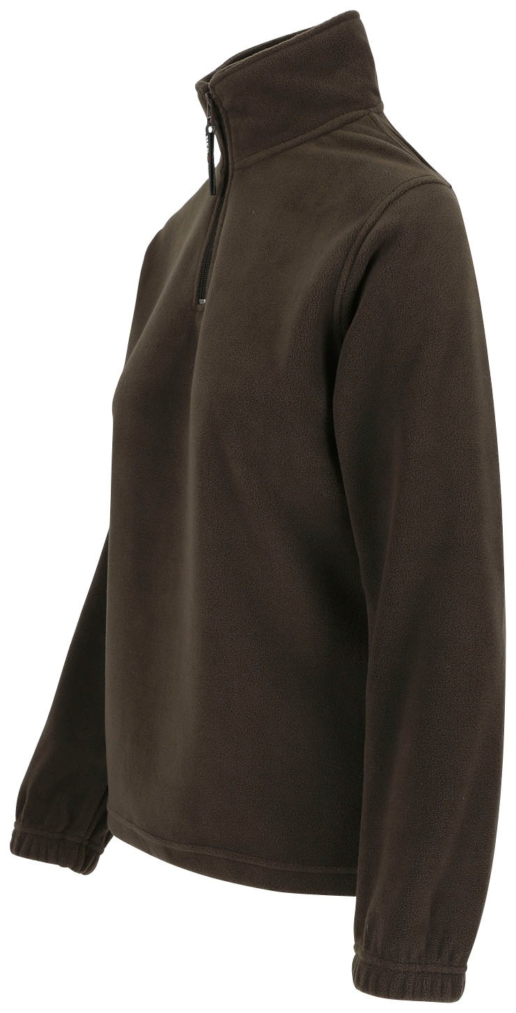 Herock Stehkragenpullover mit Fleece-Sweater«, kurzem bestellen Bündchen »Aurora-Demen elastichem online Damenfleecepullover Reißverschluss und