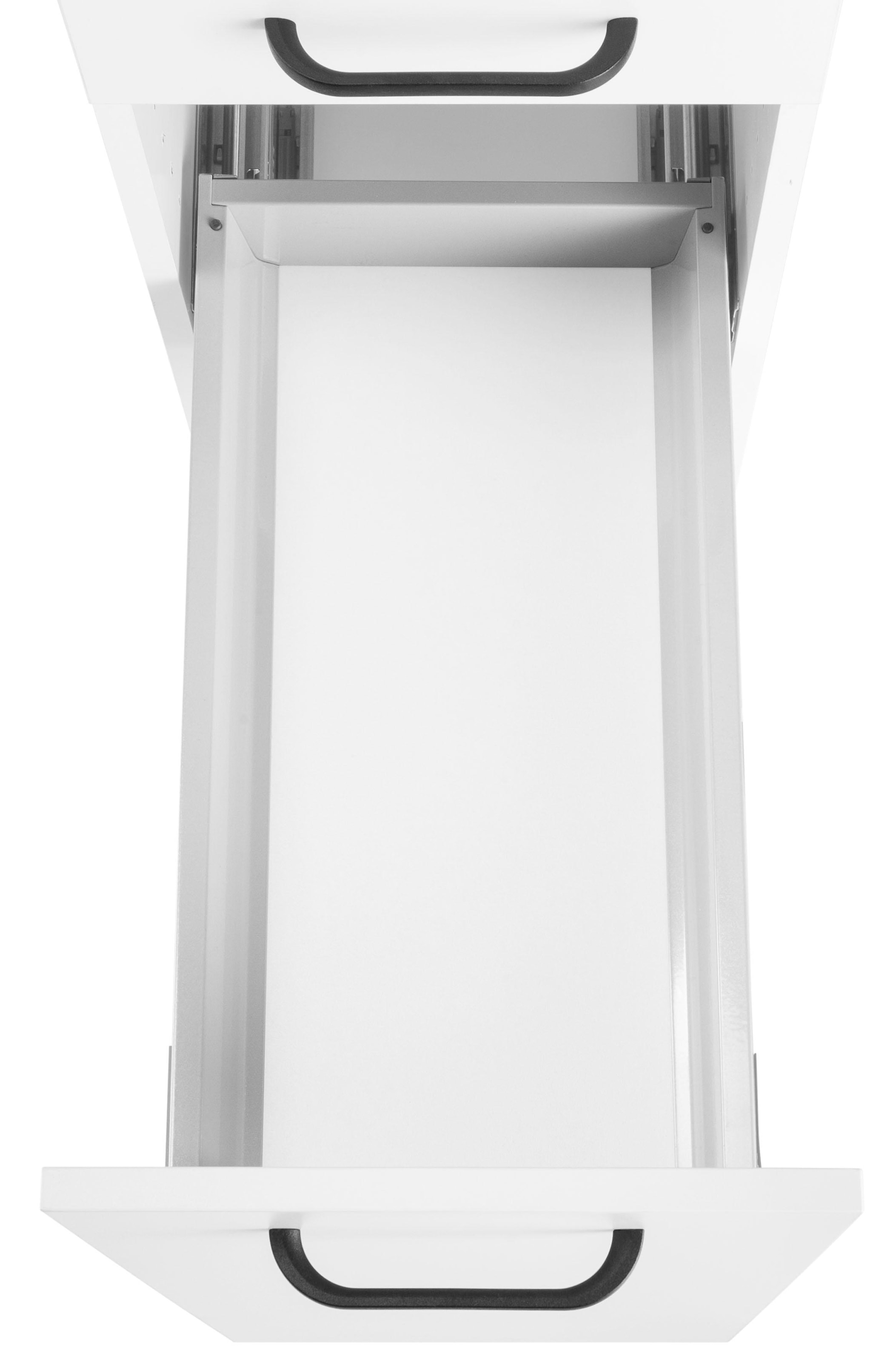 OPTIFIT Apothekerschrank »Elga«, Füßen, 30 Breite cm höhenverstellbaren bestellen Raten auf mit Soft-Close-Funktion