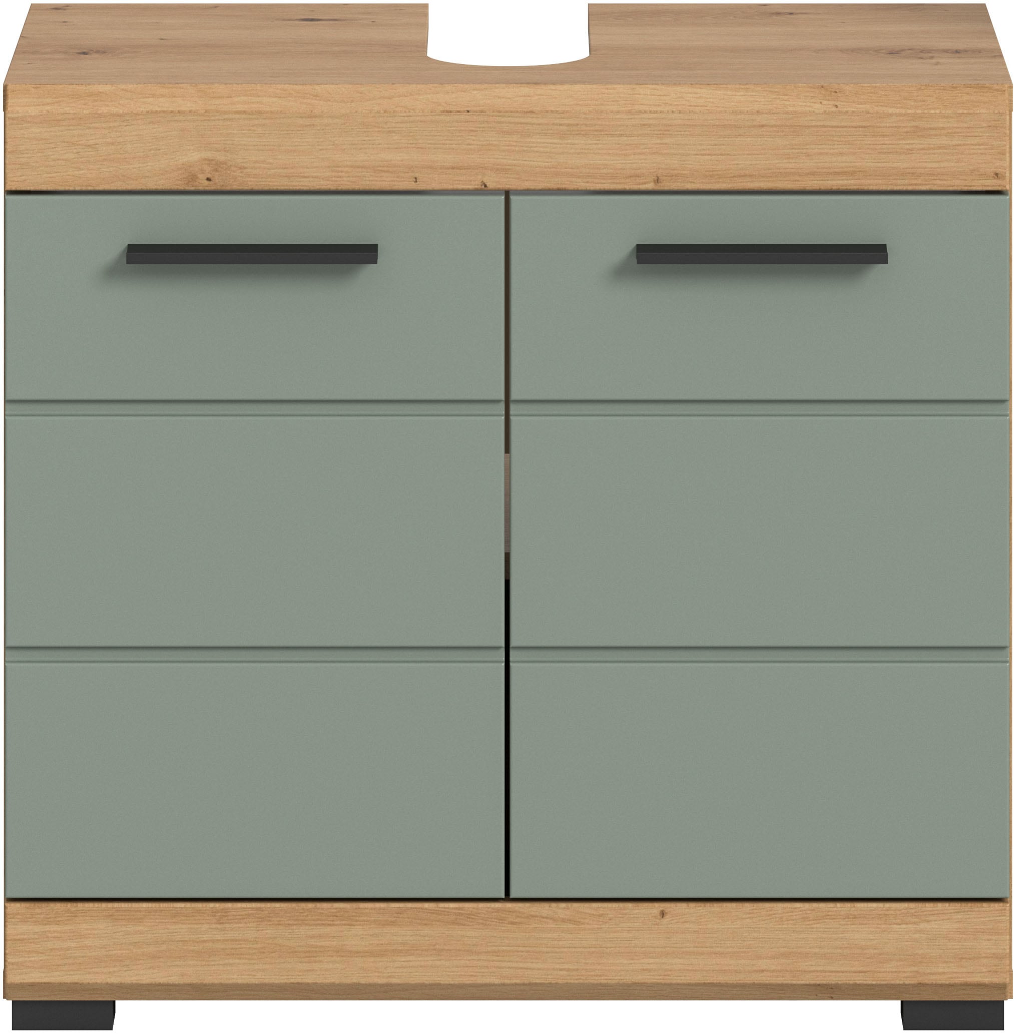 INOSIGN Waschbeckenunterschrank »Siena, Breite 60cm, 2 Tür, 2 Fächer, mit Siphonausschnitt, MDF-Front«, (1 St.), in verschiedenen Farben erhältlich, Badmöbel, Badschrank, Kommode, Bad
