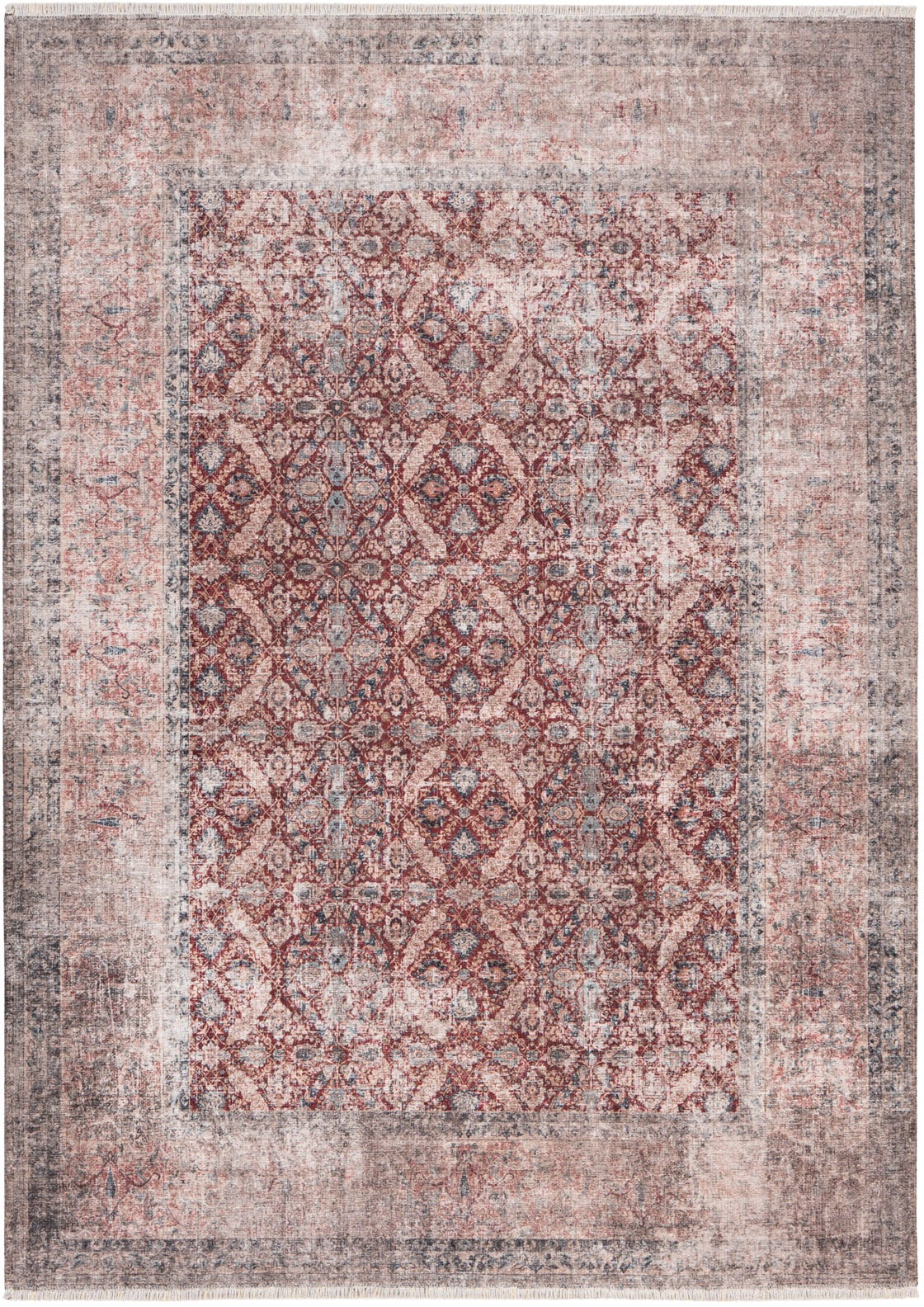 Obsession Teppich »My Maurea 780«, rechteckig, 6 mm Höhe, Orientalisches Muster, Vintage Design, mit Fransen, Wohnzimmer