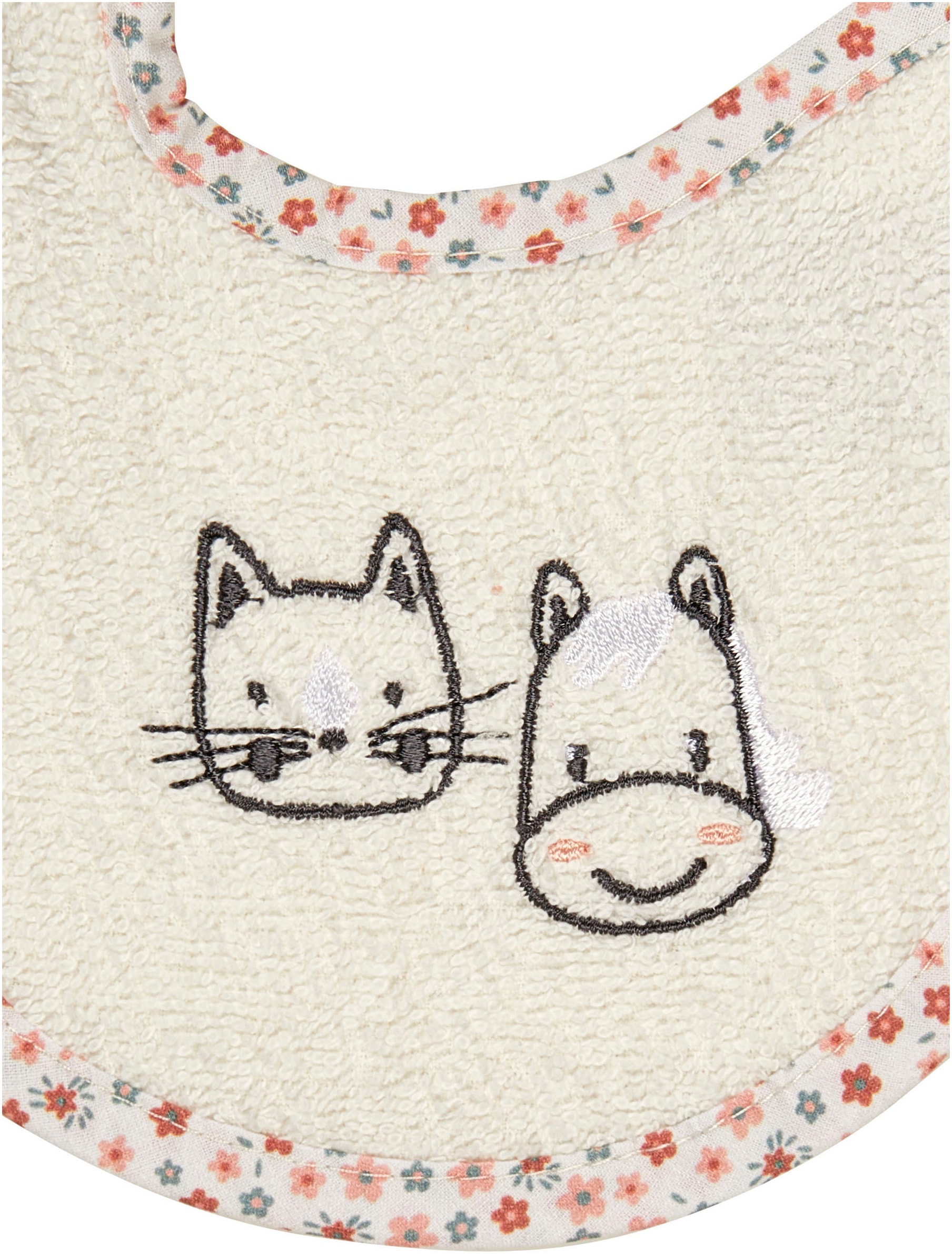 Sterntaler® Lätzchen »Doppelpack Bauernhof, ecru«, (Set, 2 St.)
