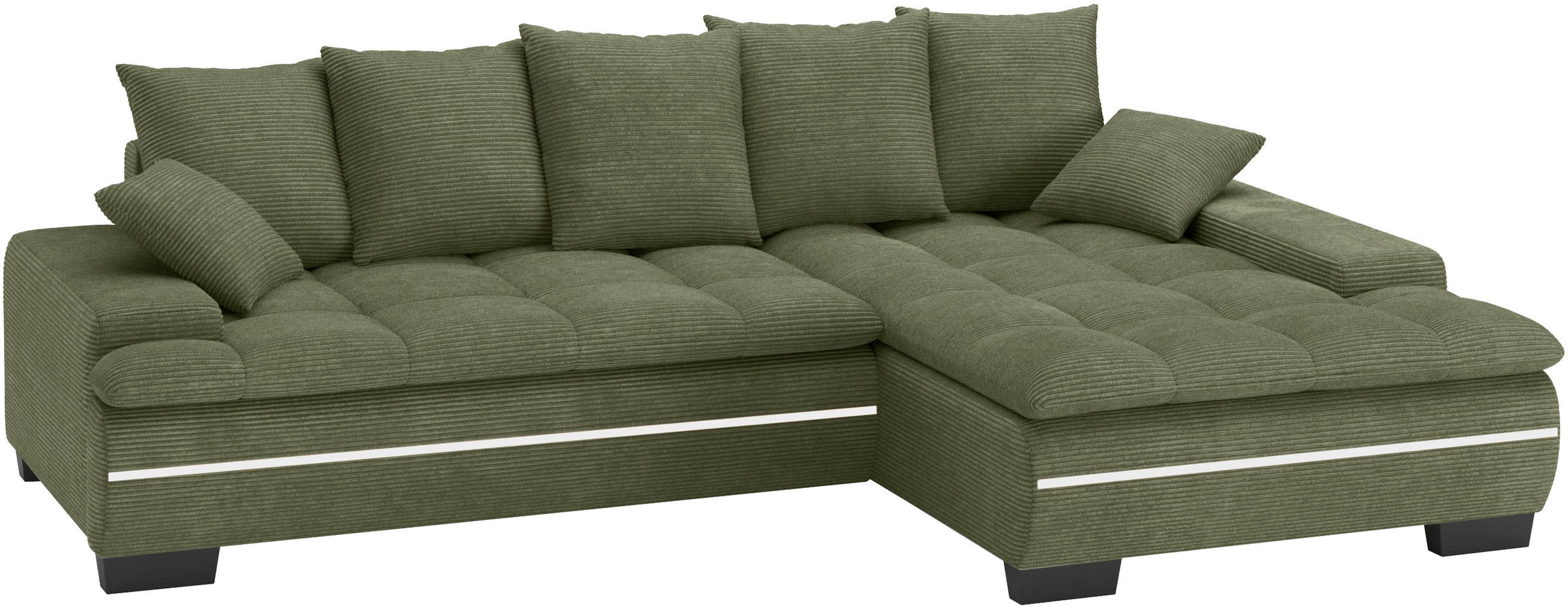 Mr. Couch Ecksofa »Haiti II, L-Form«, RGB-LED Beleuchtung, Kaltschaum, wahl günstig online kaufen