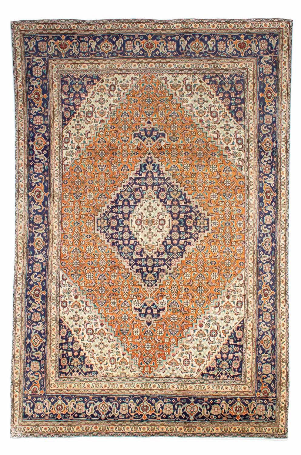 morgenland Wollteppich »Täbriz Medaillon Beige 303 x 203 cm«, rechteckig, 1 günstig online kaufen