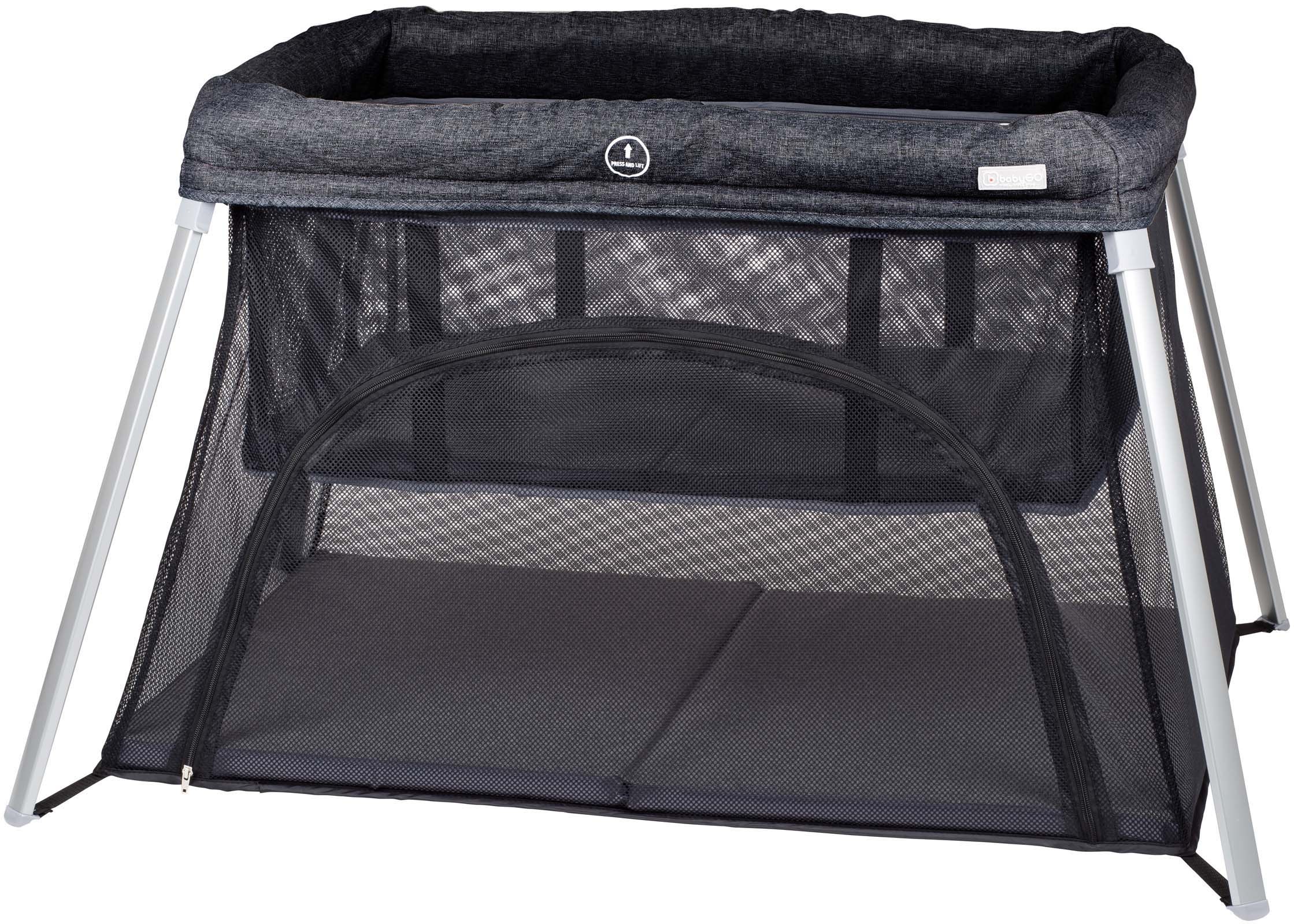 BabyGo Baby-Reisebett »Dreams II, black«, faltbar günstig online kaufen