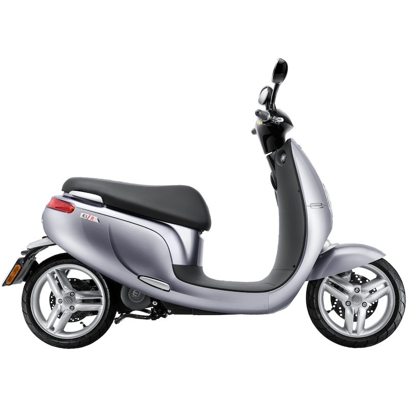 SAXXX E-Motorroller »Ecooter E1S« silberfarben + schwarz Reichweite bis zu 40 km