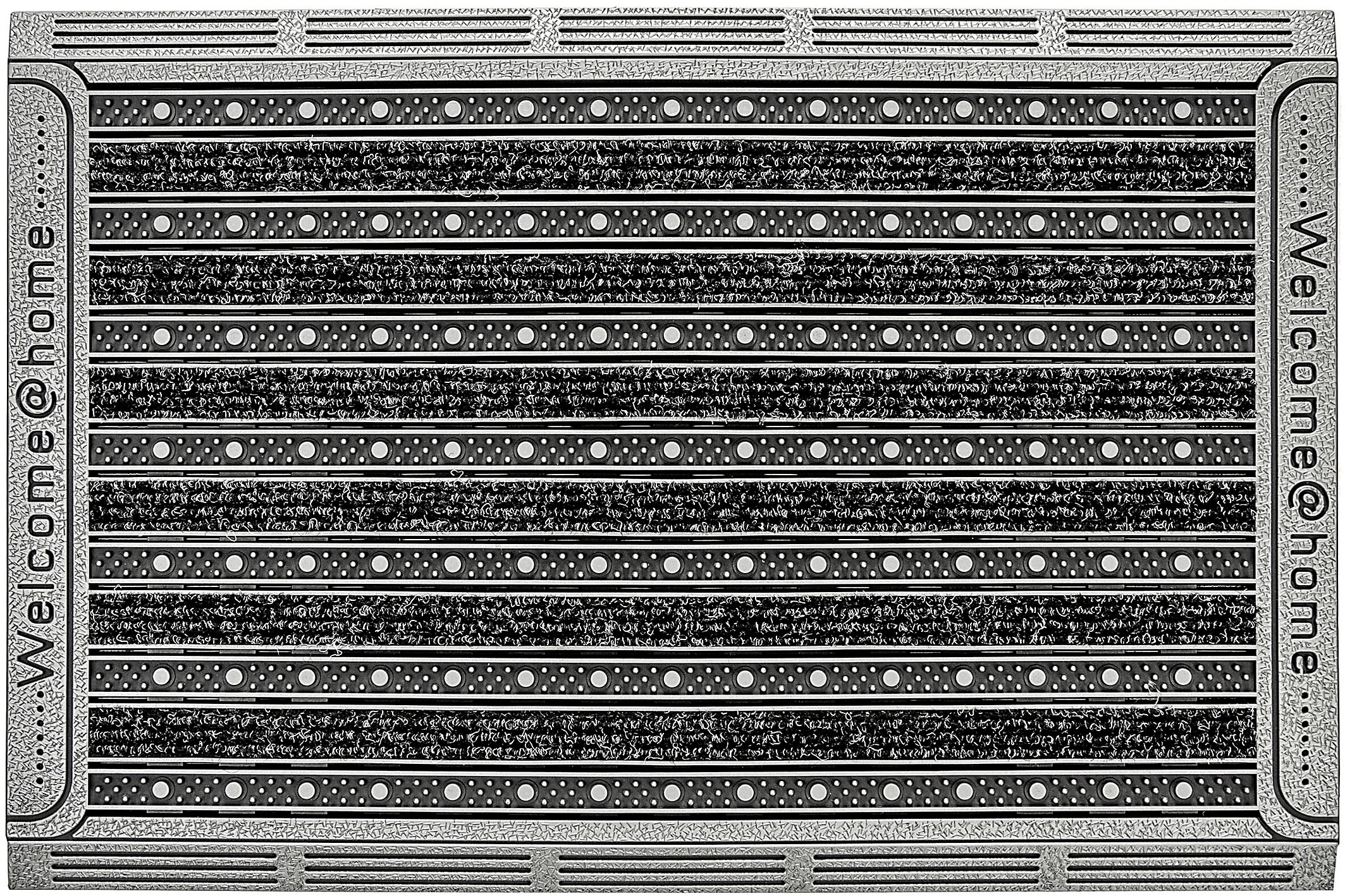 Home2Fashion Fußmatte »GridClean HomeXL«, rechteckig, 10 mm Höhe, Schmutzfa günstig online kaufen