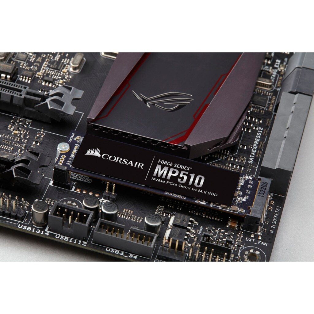 Corsair interne SSD »Force Series MP510 960 GB SSD«, Anschluss M.2 PCIe 3.0