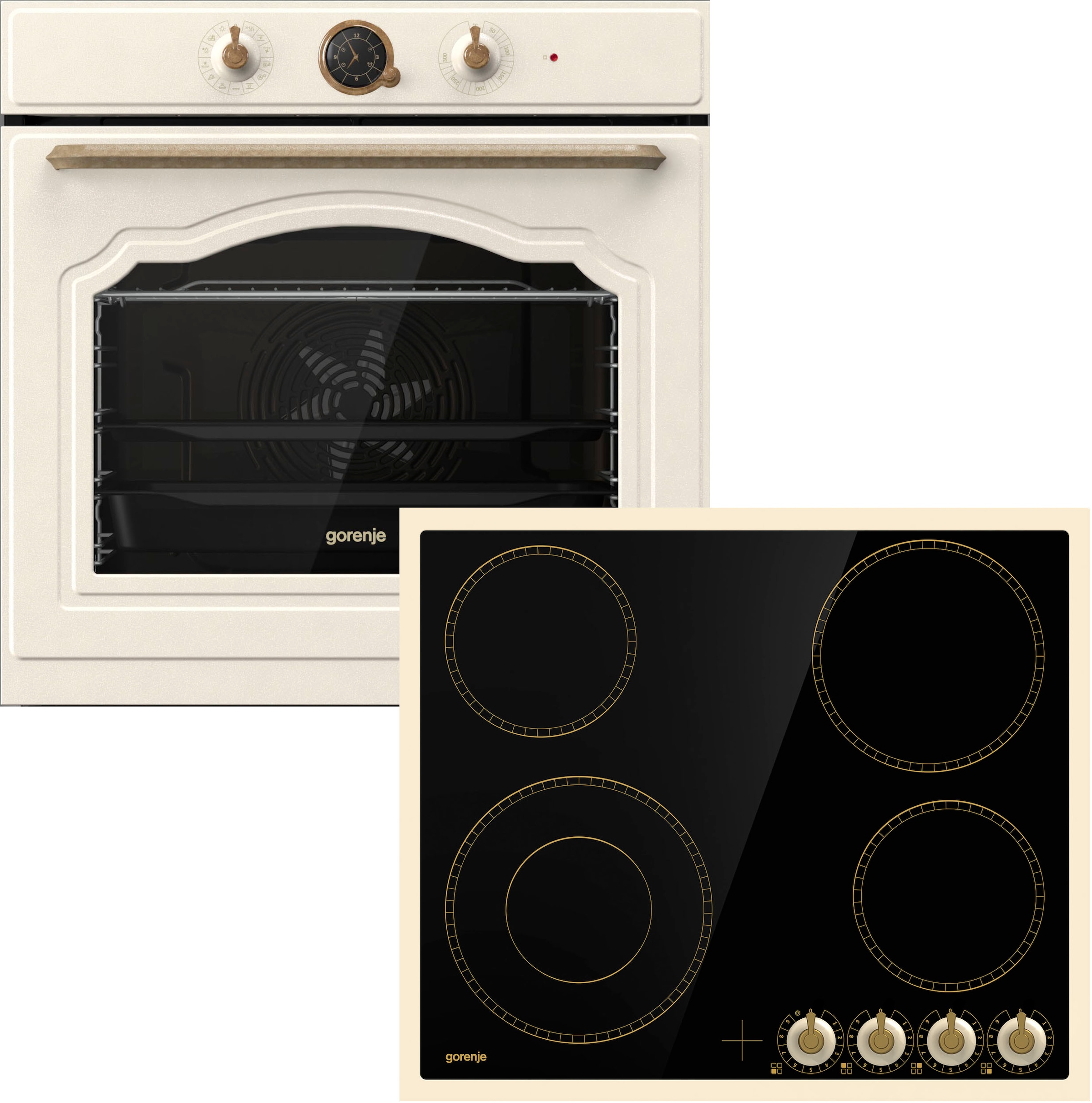 GORENJE Backofen-Set »BOS67371CLI«, ecoClean, AirFry-Funktion