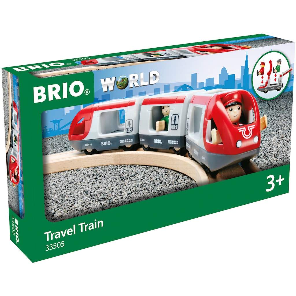 BRIO® Spielzeug-Eisenbahn »BRIO® WORLD, Roter Reisezug«