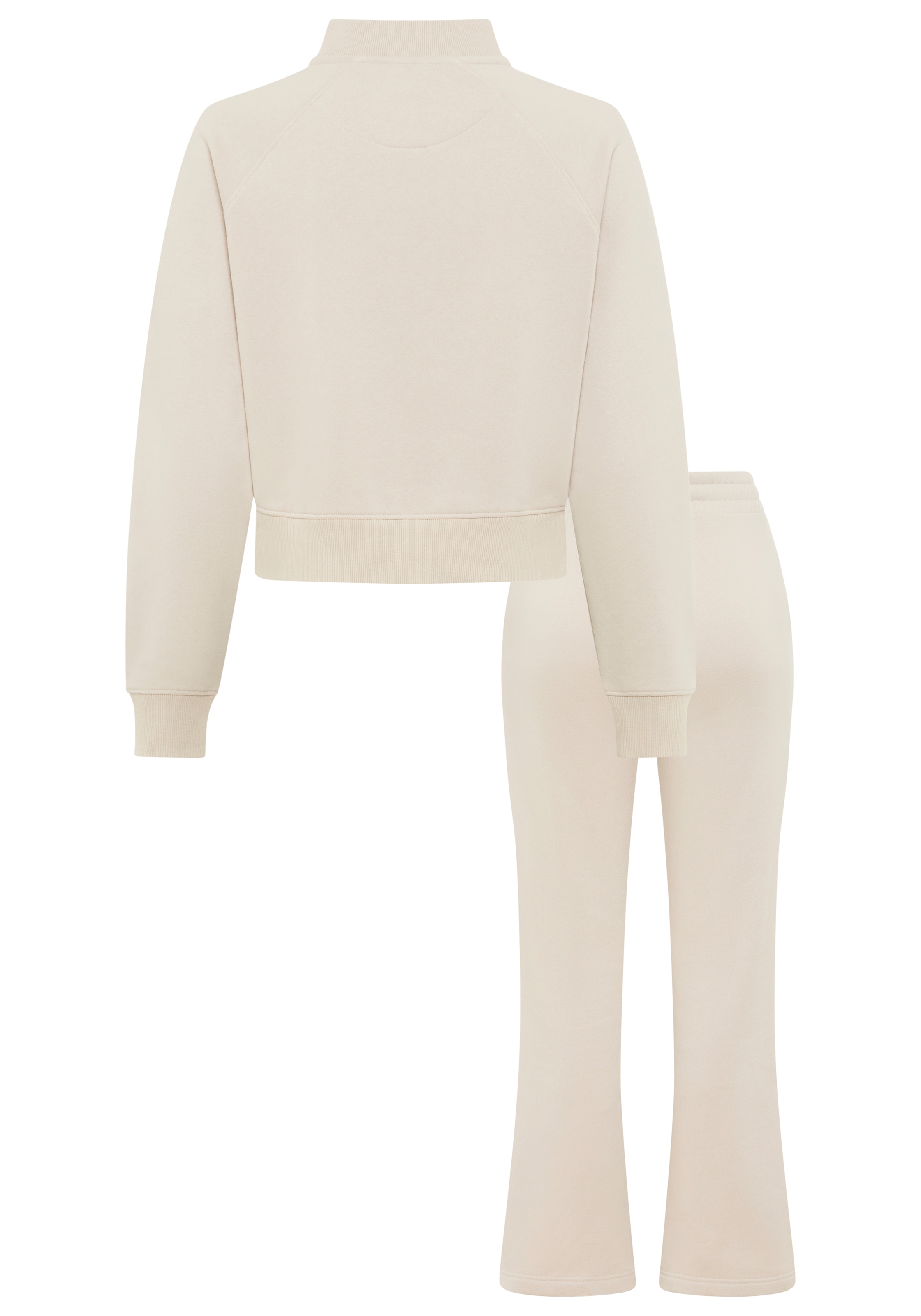 Ocean Sportswear Freizeitanzug Set, 2 tlg. aus angerauter Sweatware, mit Elasthan in Bündchen und Kragen