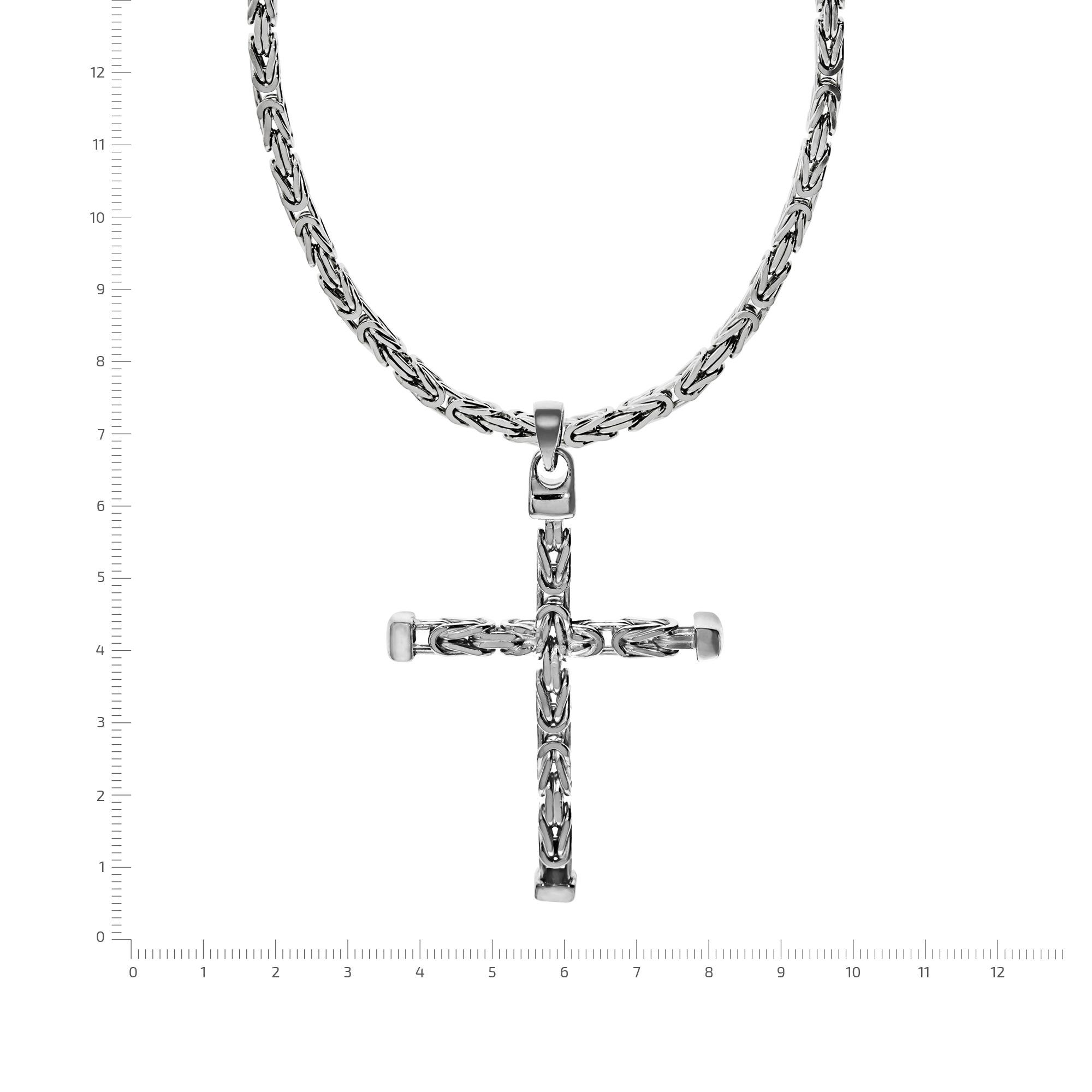 Zeeme Kette mit Anhänger »Königskette 925-/ Sterling Silber poliert«